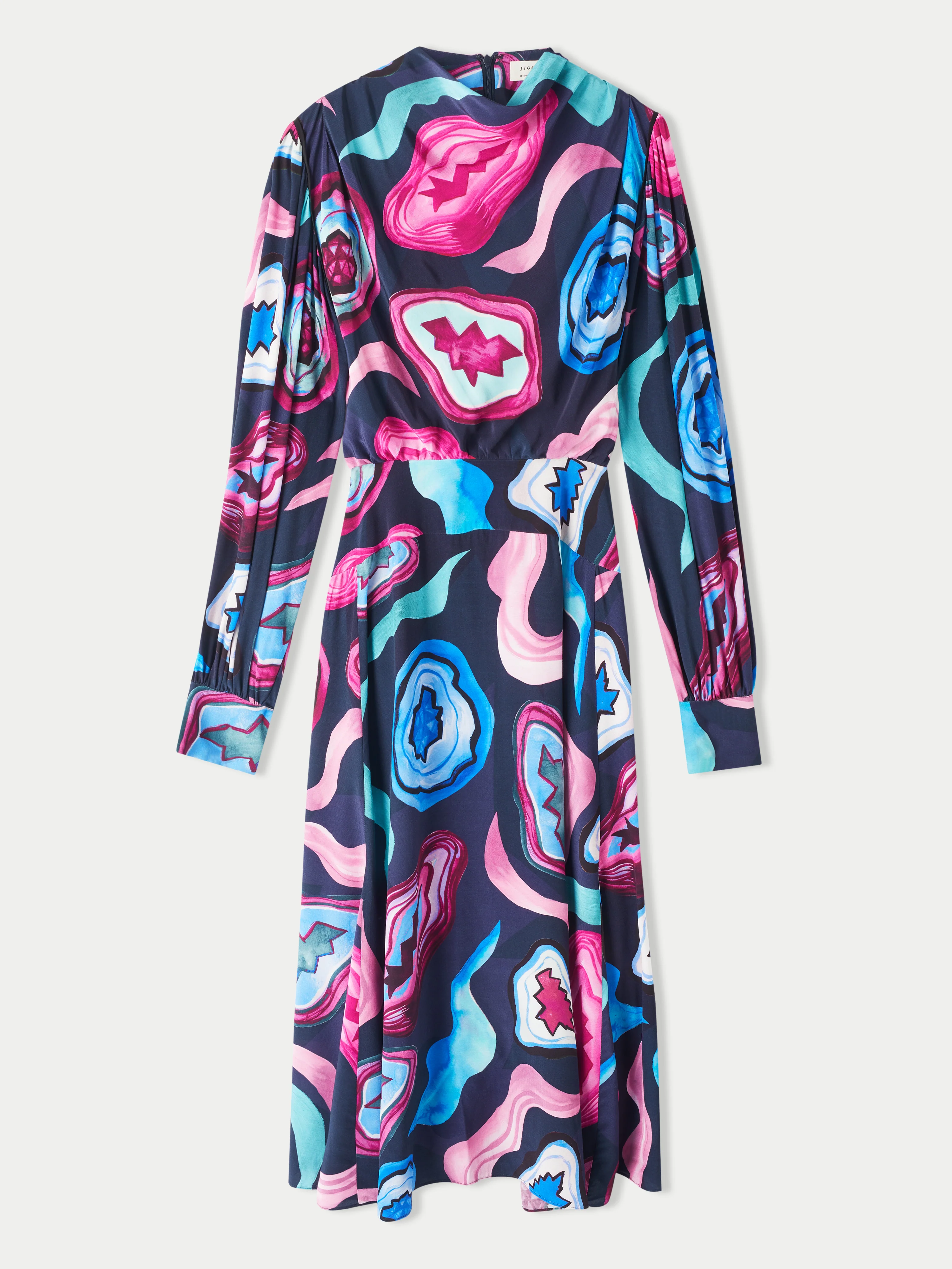 Agate Gem Midi Dress | Pink - Image 6