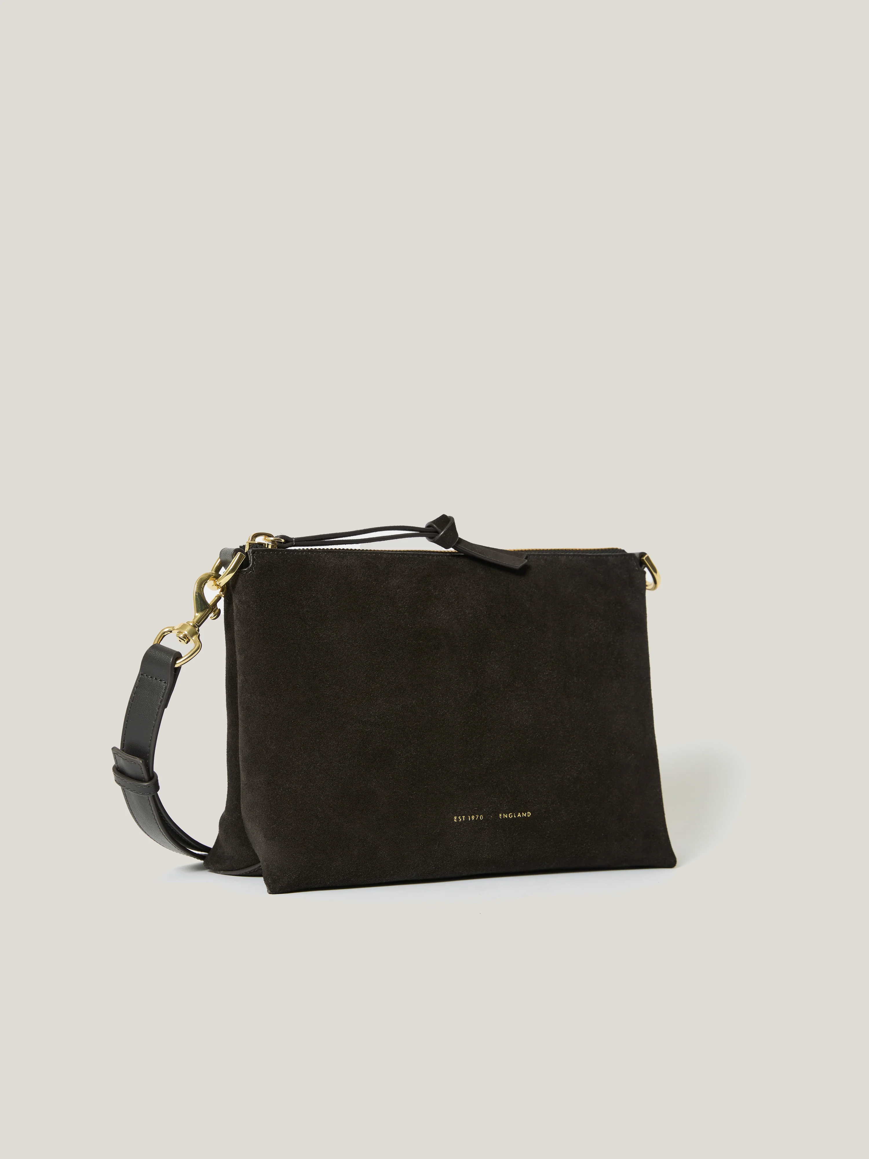 Ava Suede Crossbody | Chocolate - Image 7