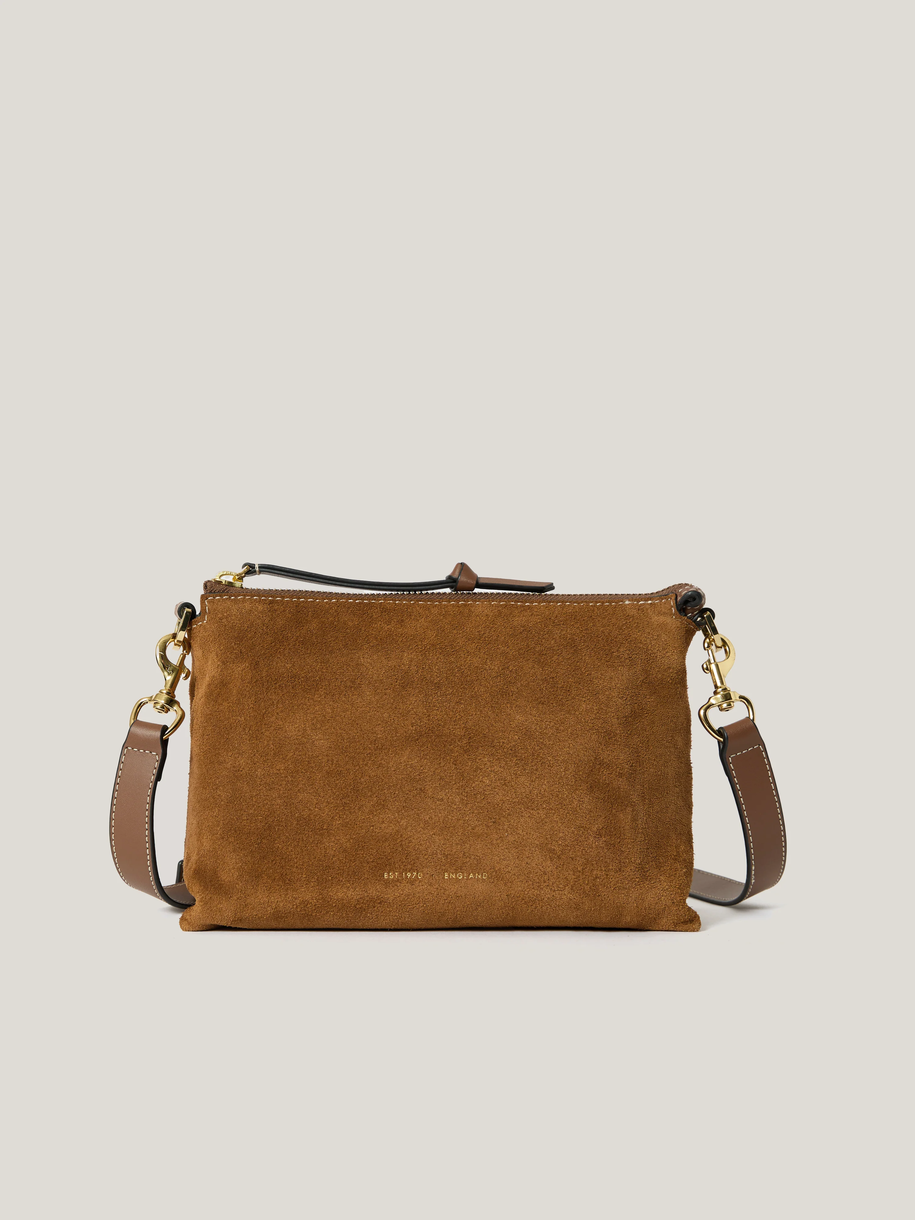 Ava Suede Crossbody | Tan - Image 3