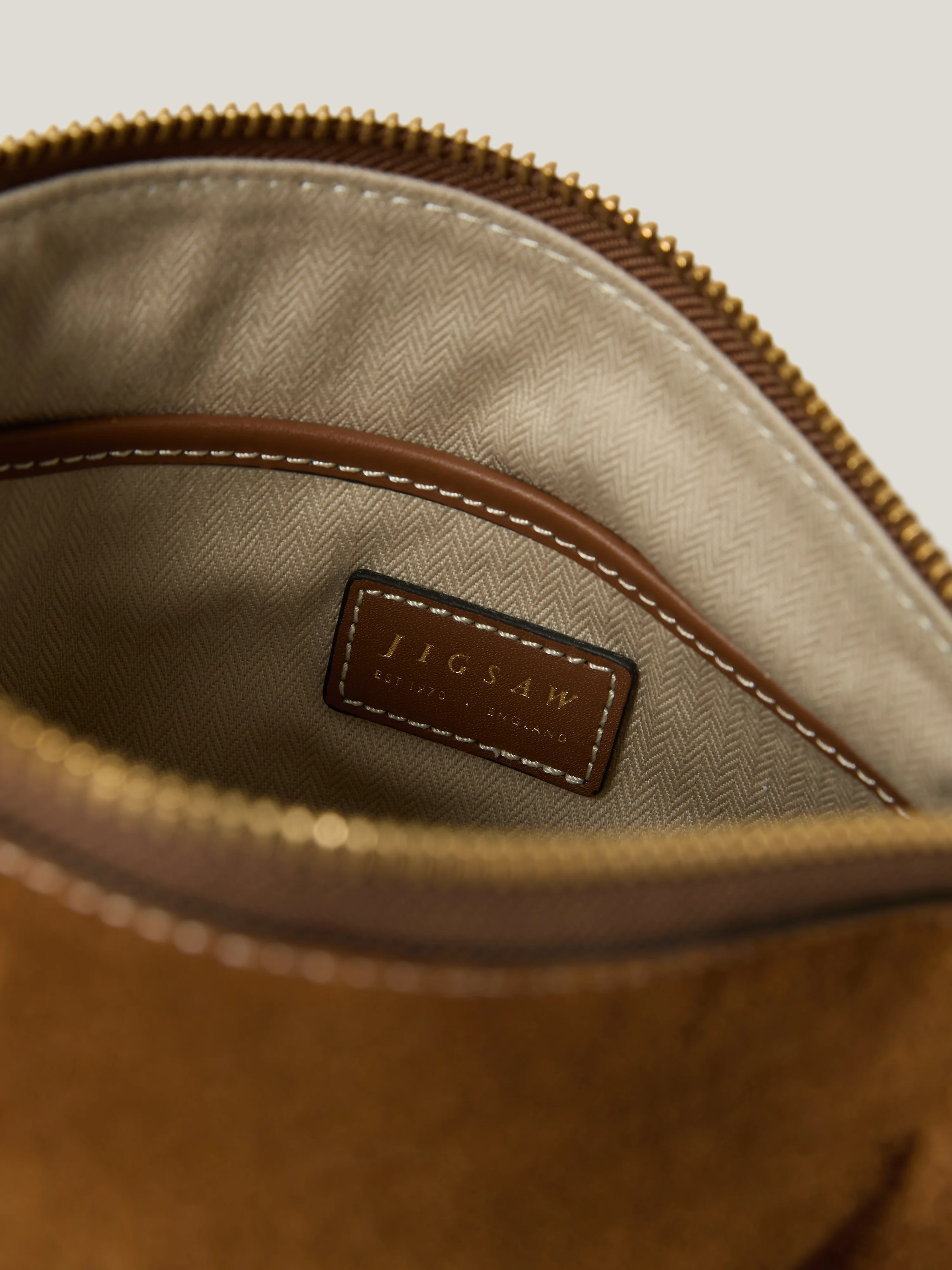 Ava Suede Crossbody | Tan - Image 6