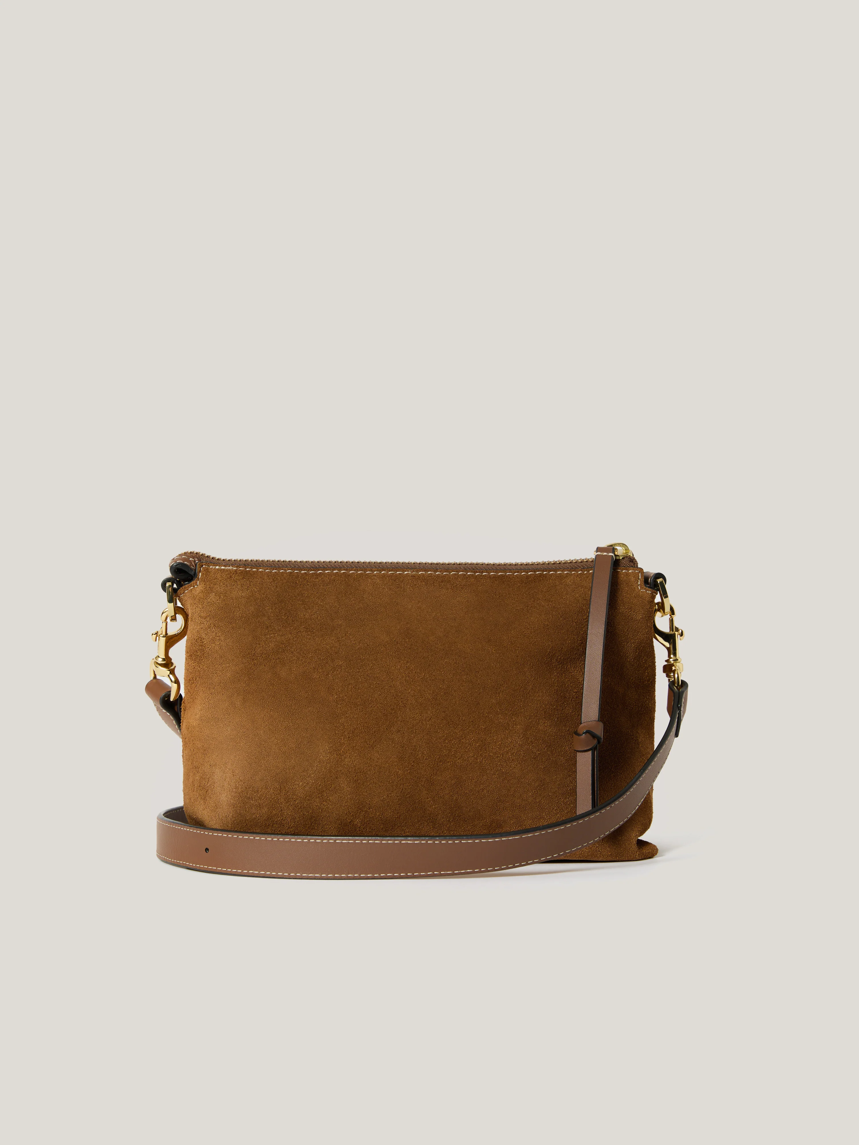 Ava Suede Crossbody | Tan - Image 8