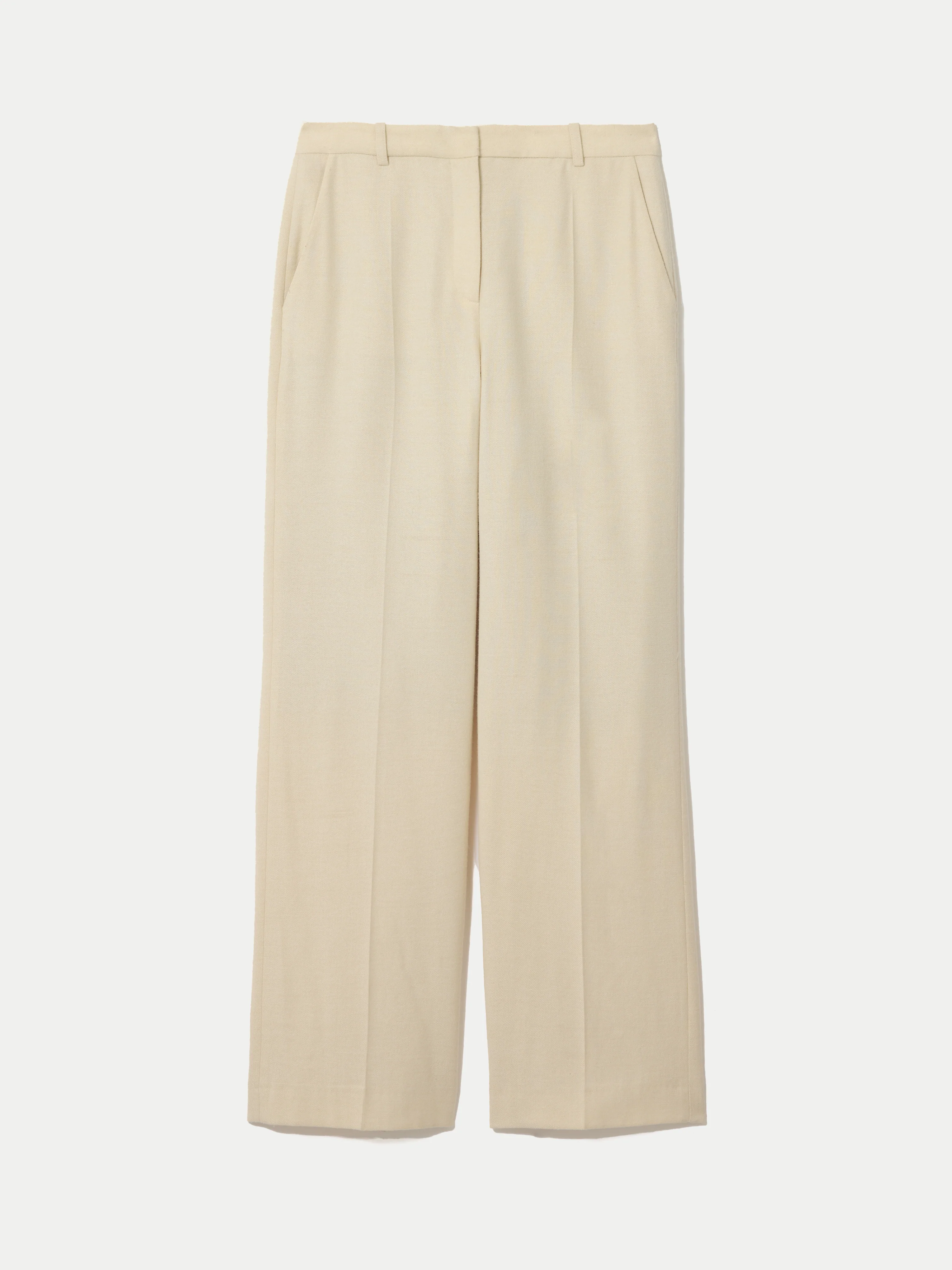 Barker Straight Leg Trouser | Cream - Image 7