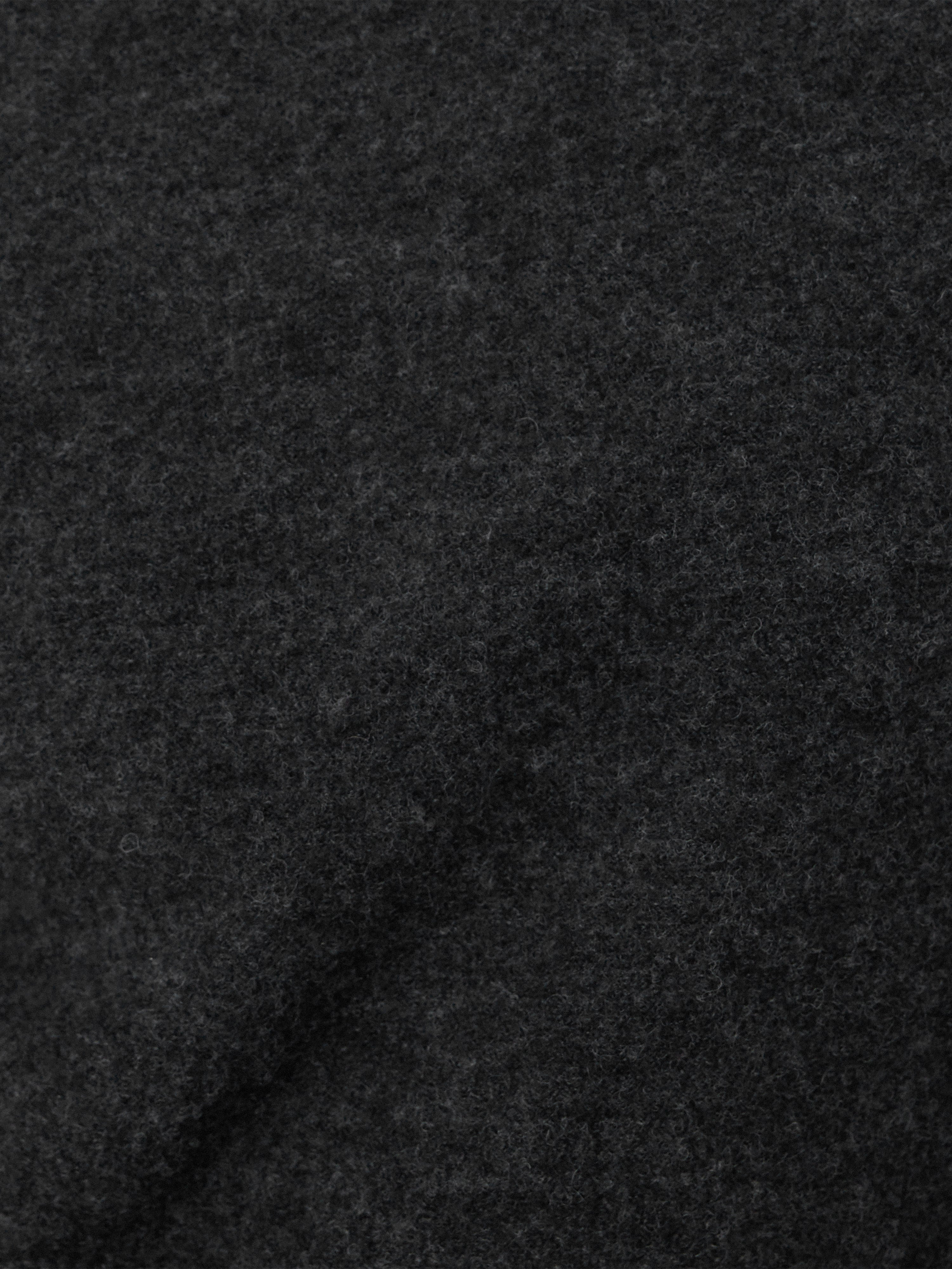 Boiled Wool Blend Batwing Top | Dark Grey - Image 7