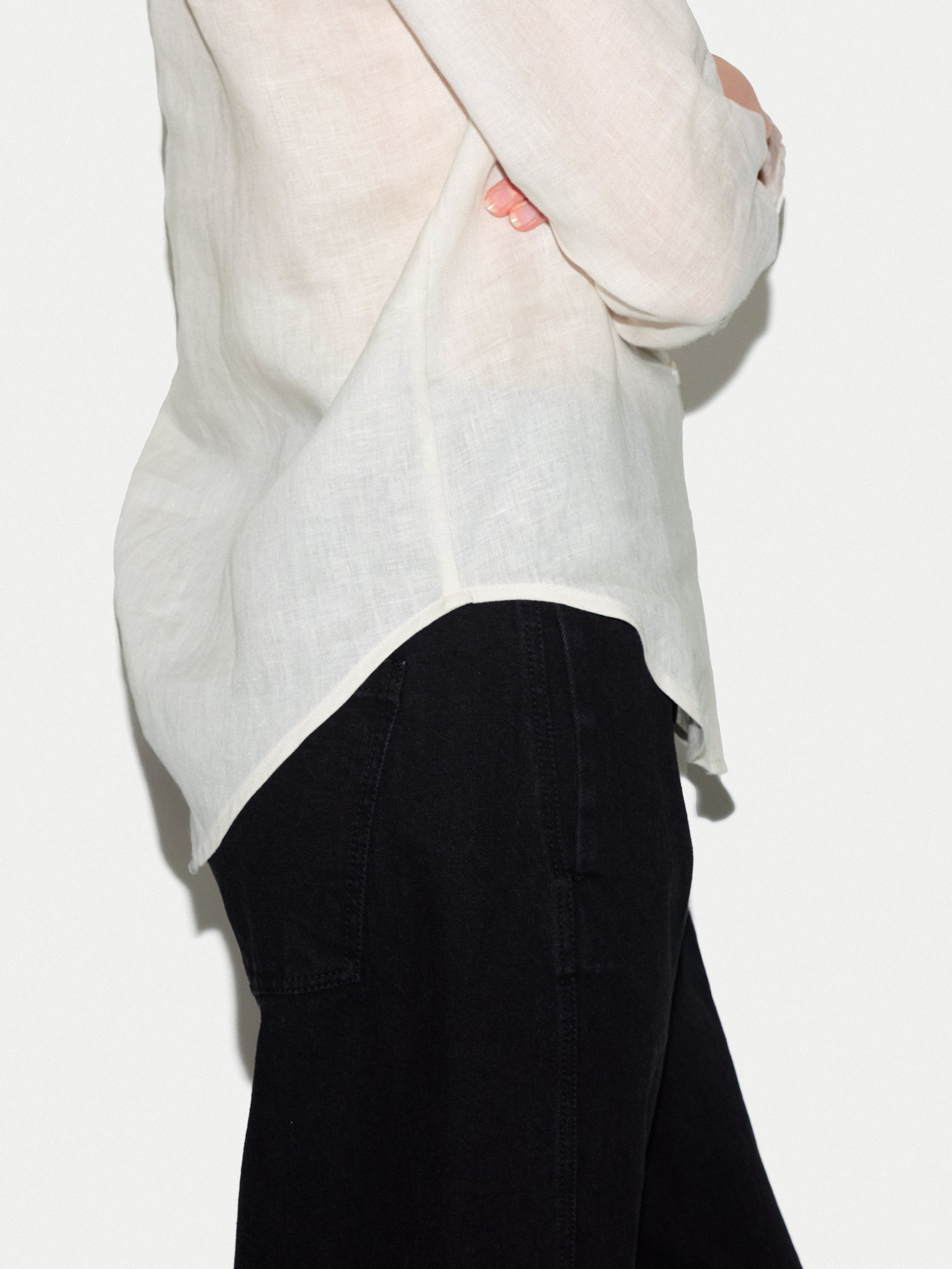 Linen Shirt | White - Image 4