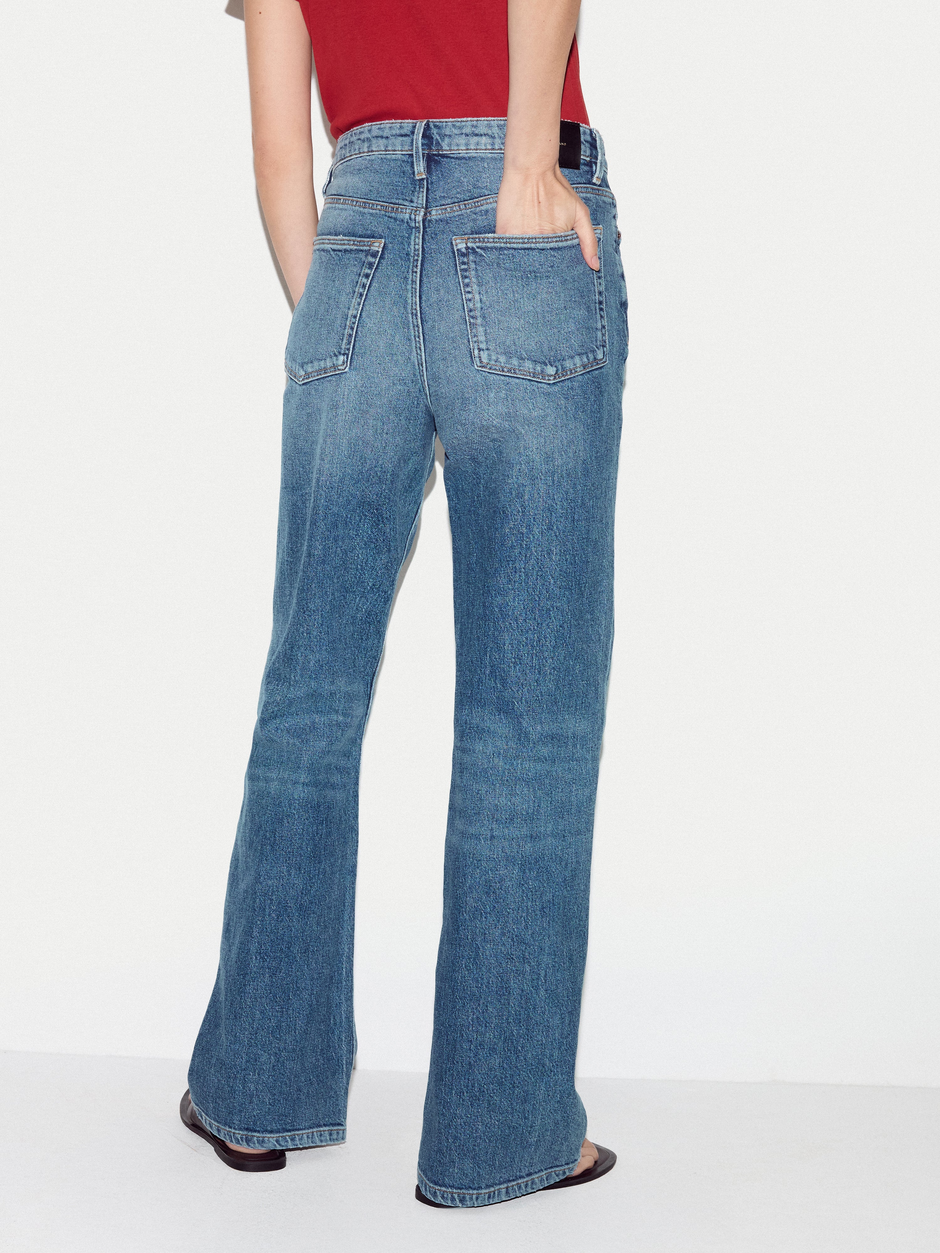 Clive Boot Cut Jean | Mid Blue - Image 4