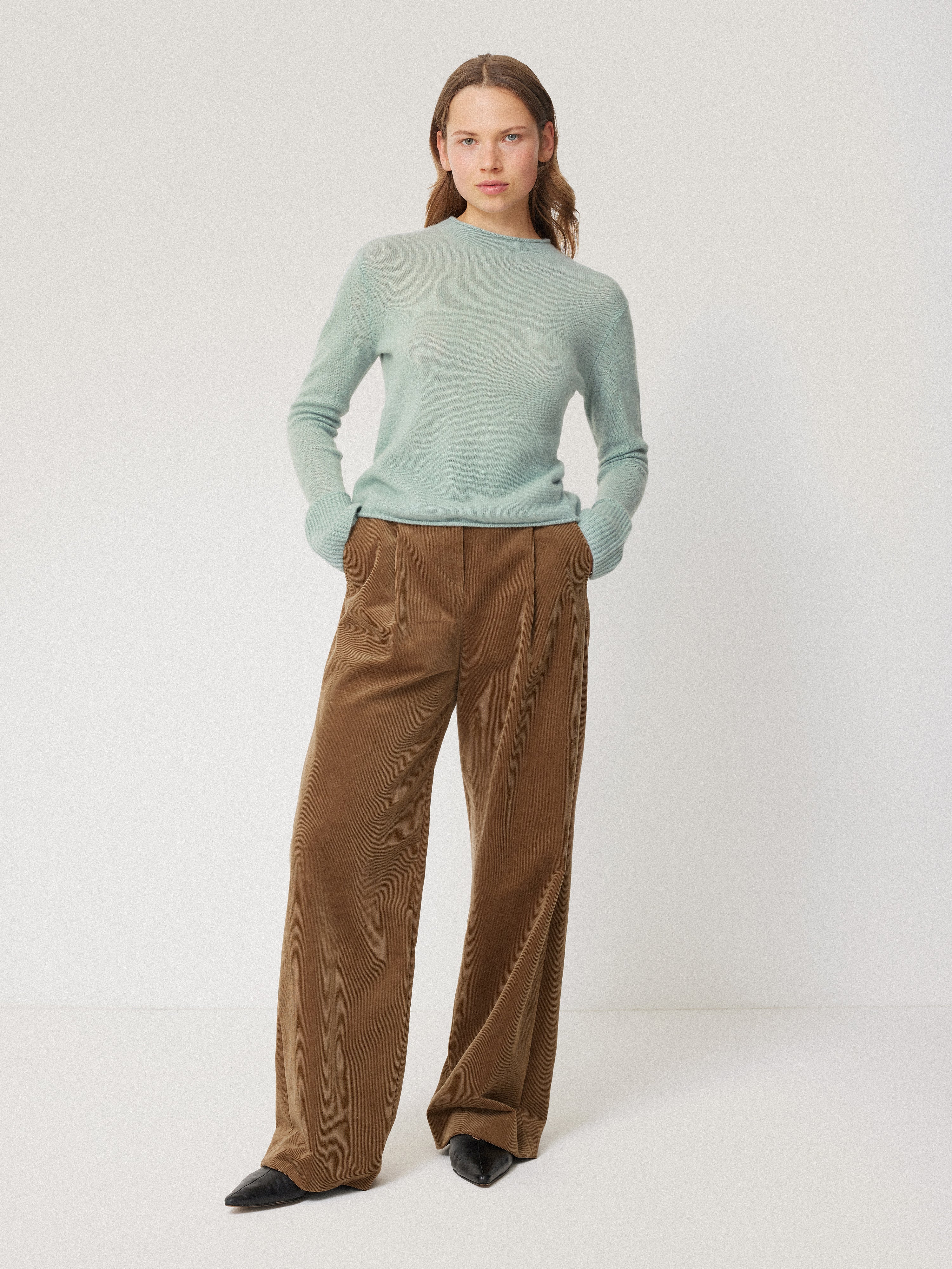 Cloud Cashmere Eldon Jumper | Blue Haze - Image 5