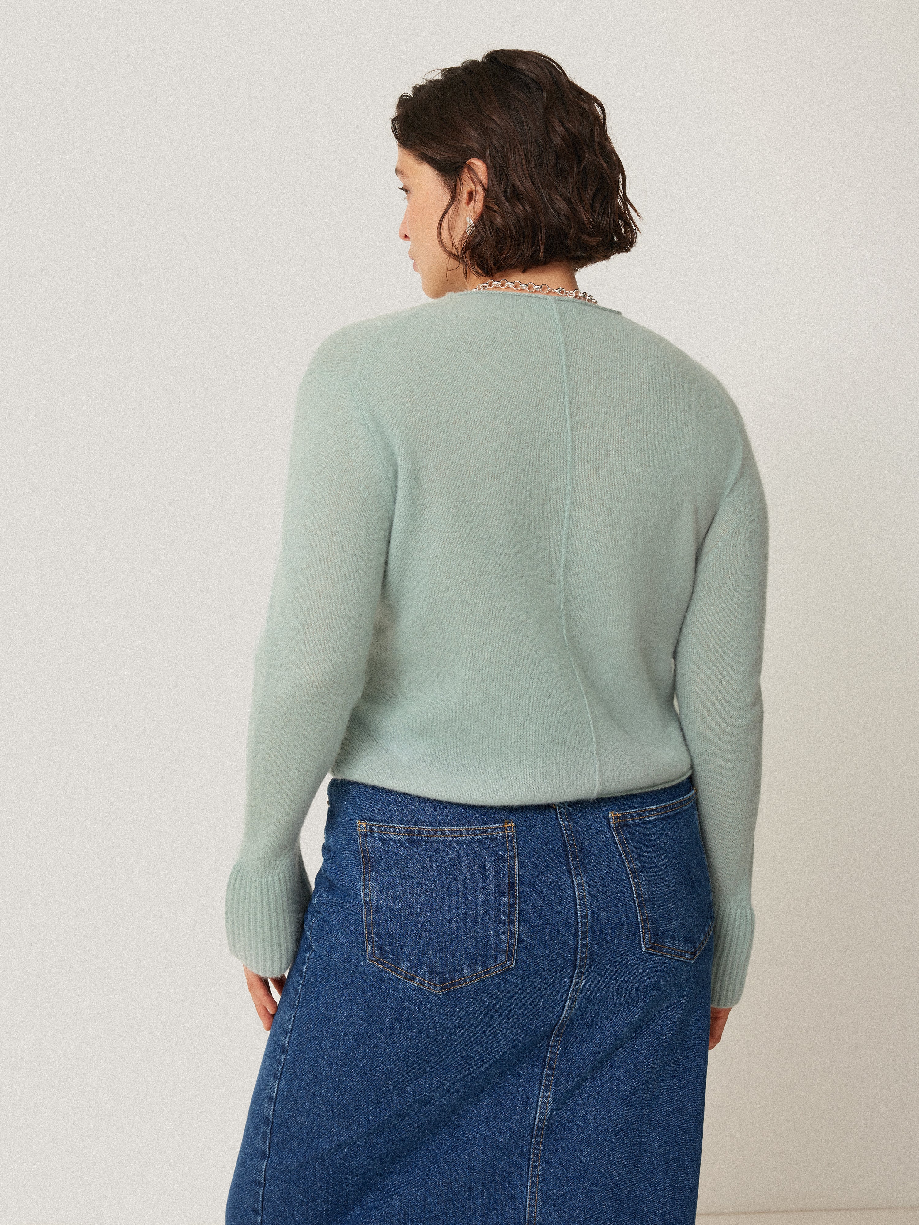 Cloud Cashmere Eldon Jumper | Blue Haze - Image 7