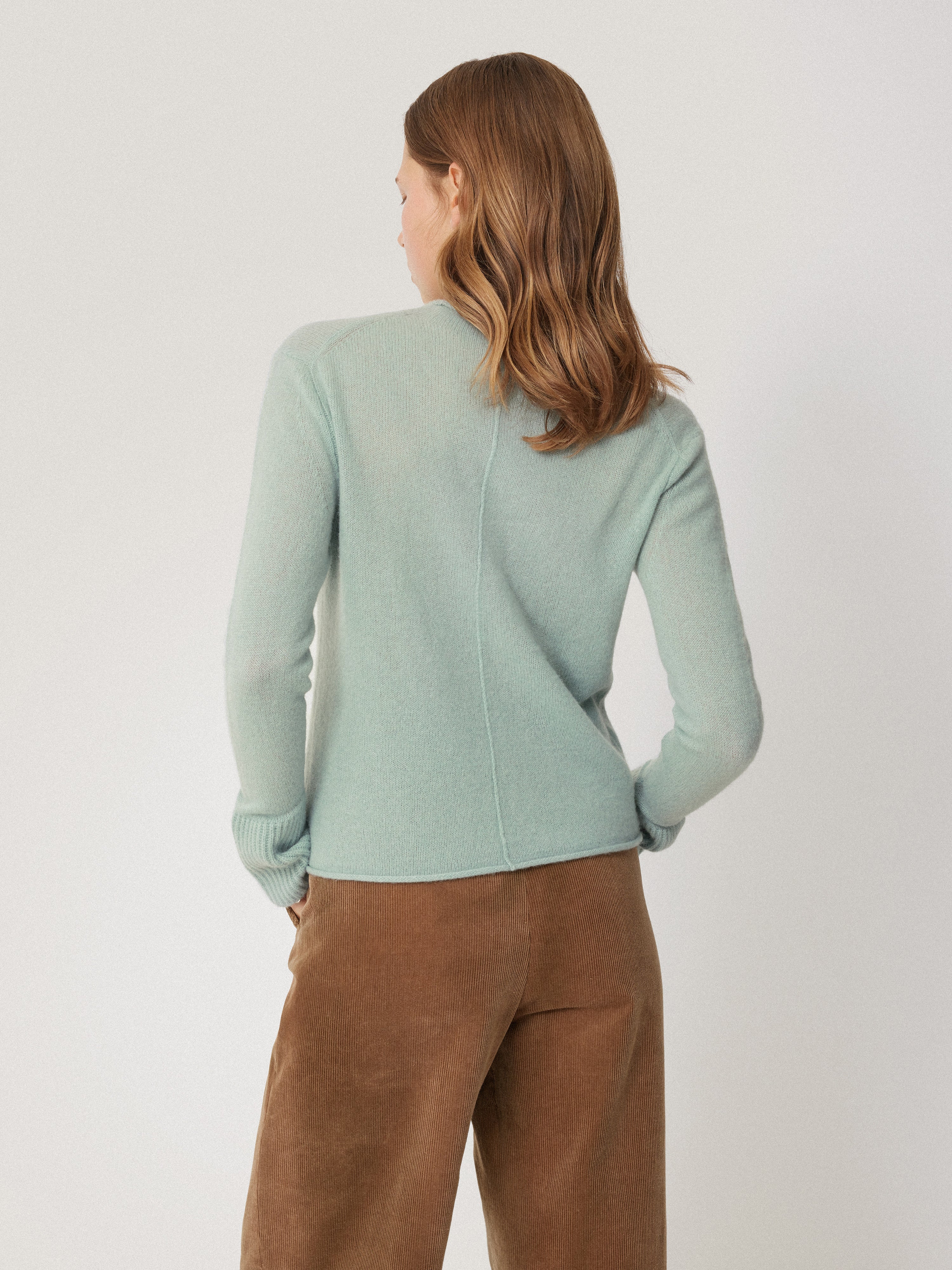 Cloud Cashmere Eldon Jumper | Blue Haze - Image 8