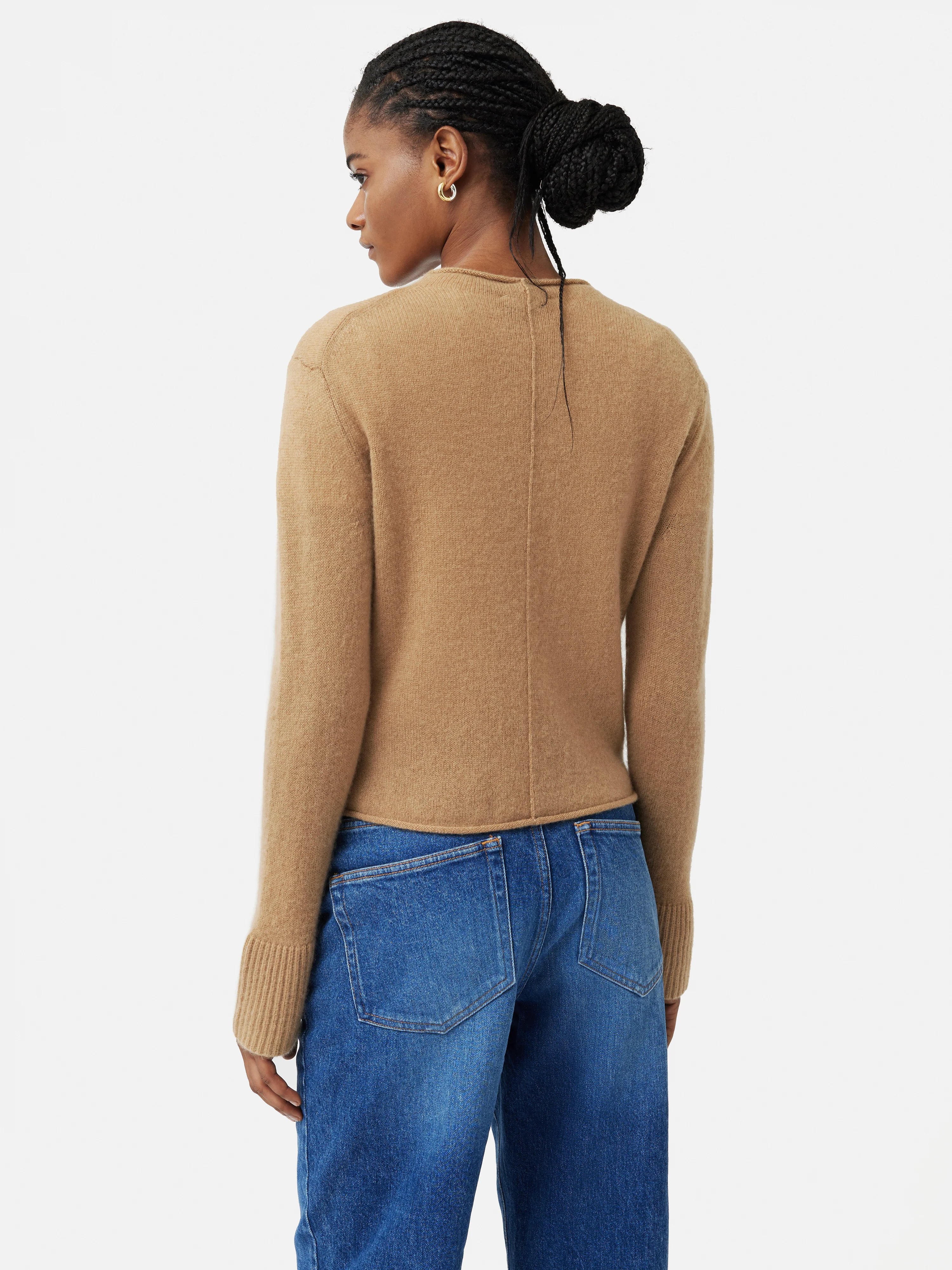 Cloud Cashmere Eldon Jumper | Camel - Image 5