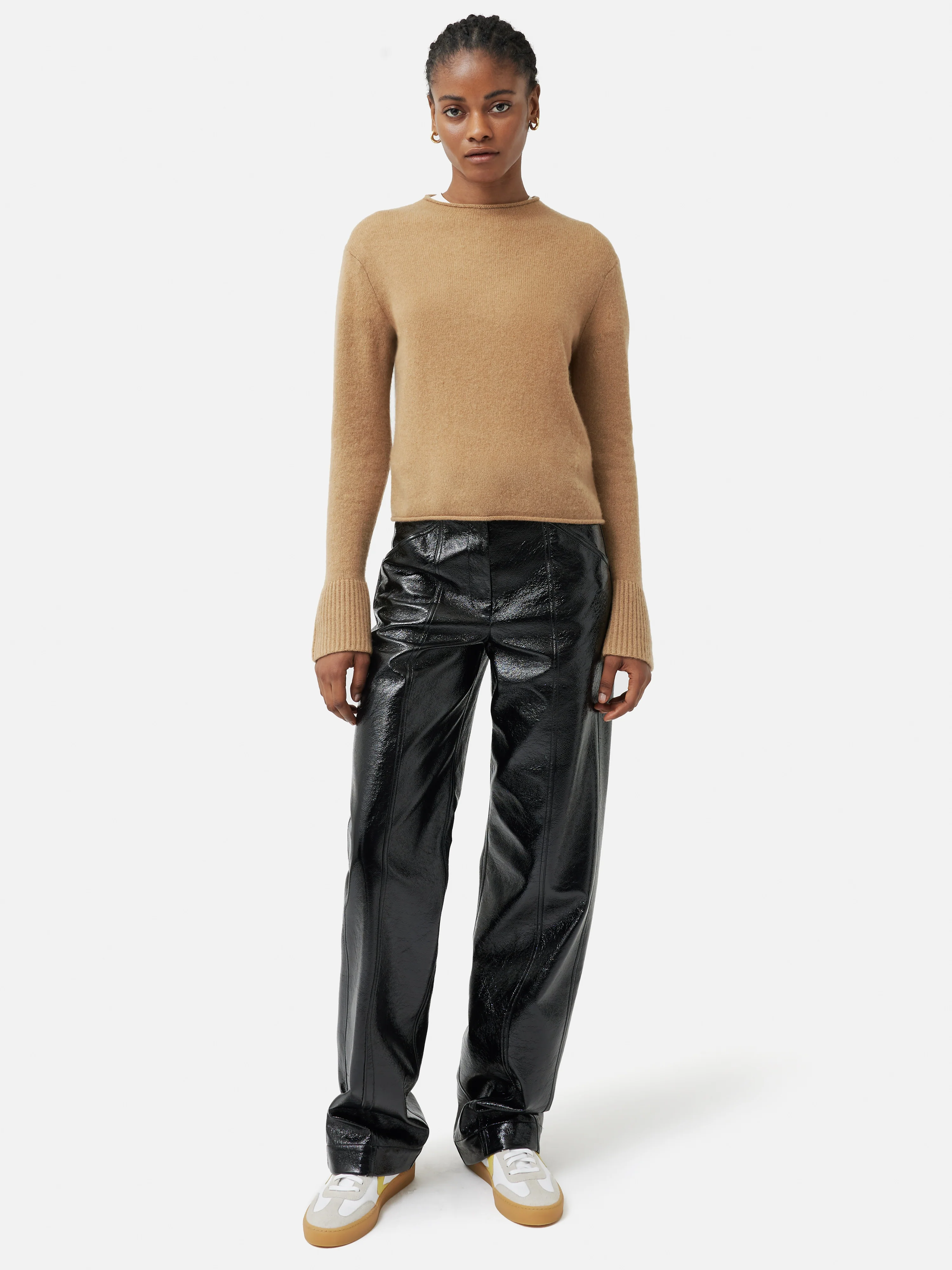 Cloud Cashmere Eldon Jumper | Camel - Image 7