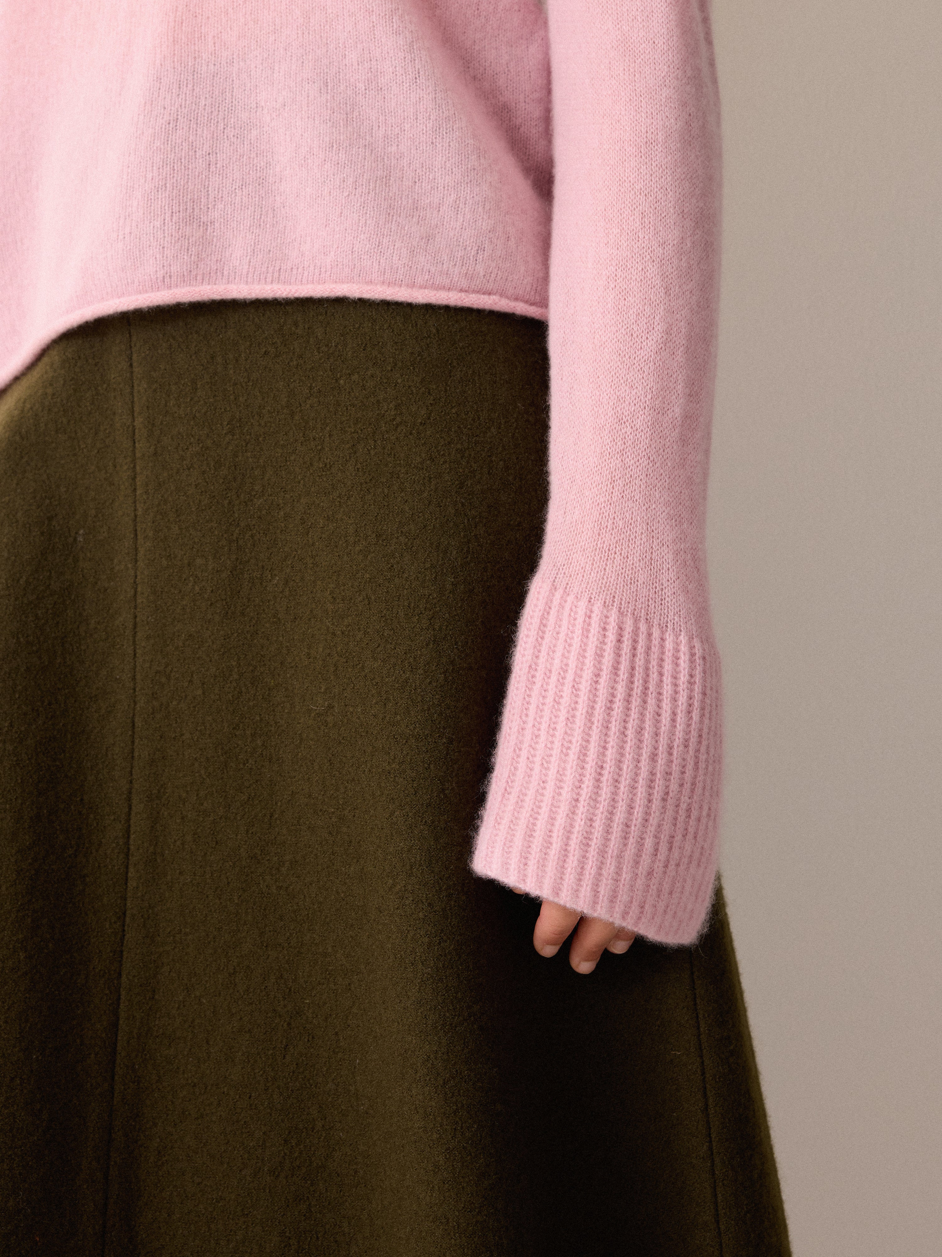 Cloud Cashmere Eldon Jumper | Pink - Image 4