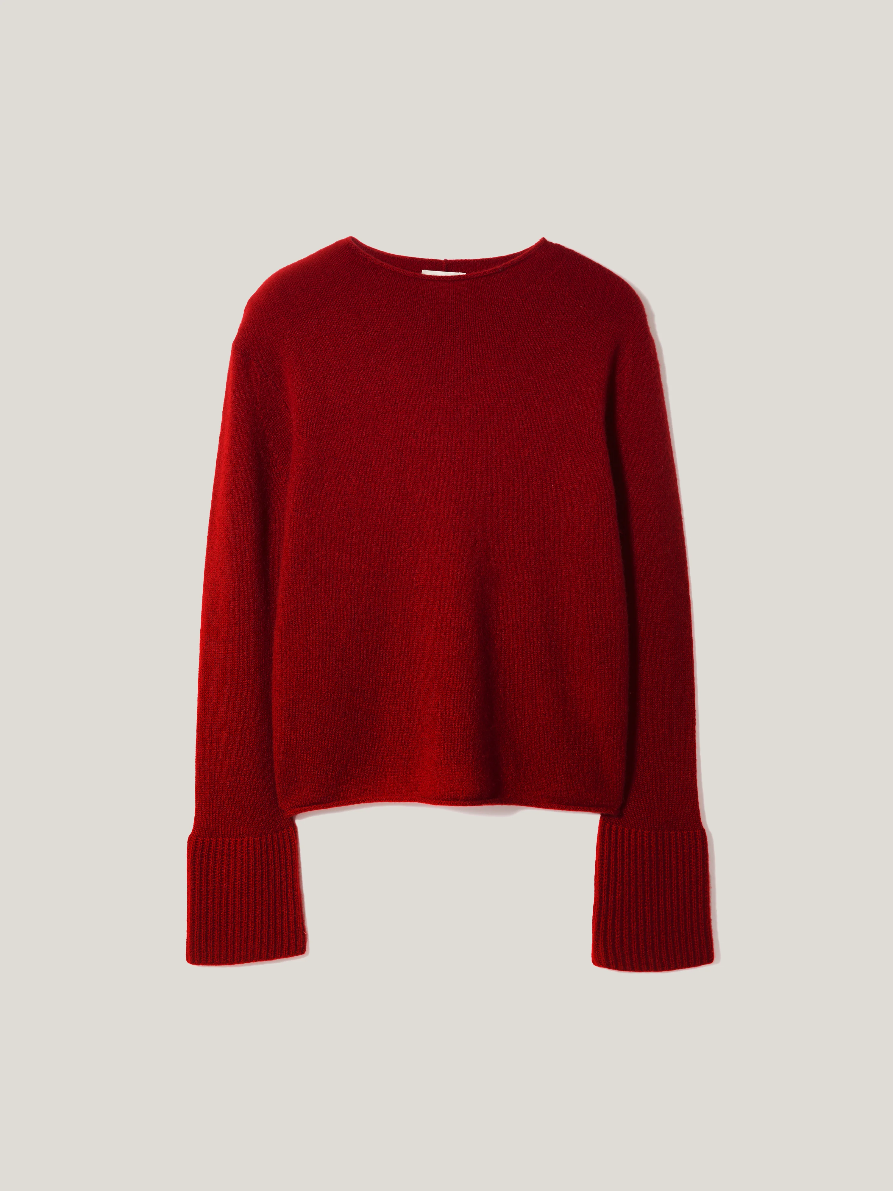 Cloud Cashmere Eldon Jumper | Red - Image 8