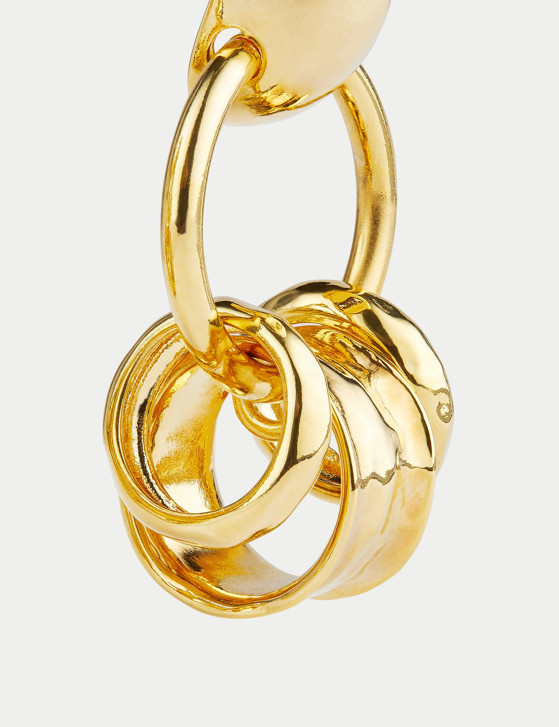 Collagerie Multi Hoop Earring | Gold - Image 3