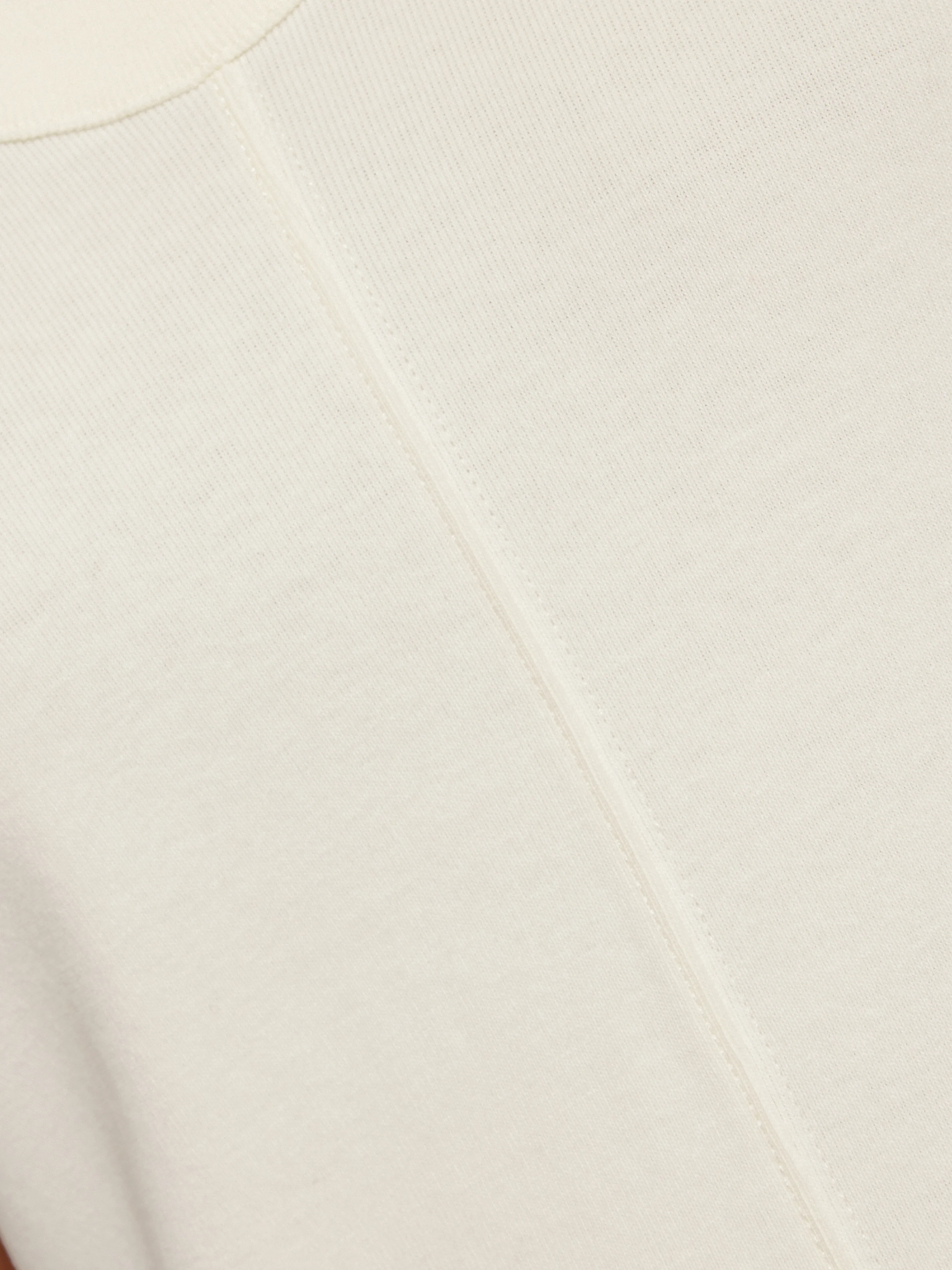 Column T Shirt Dress | Cream - Image 6