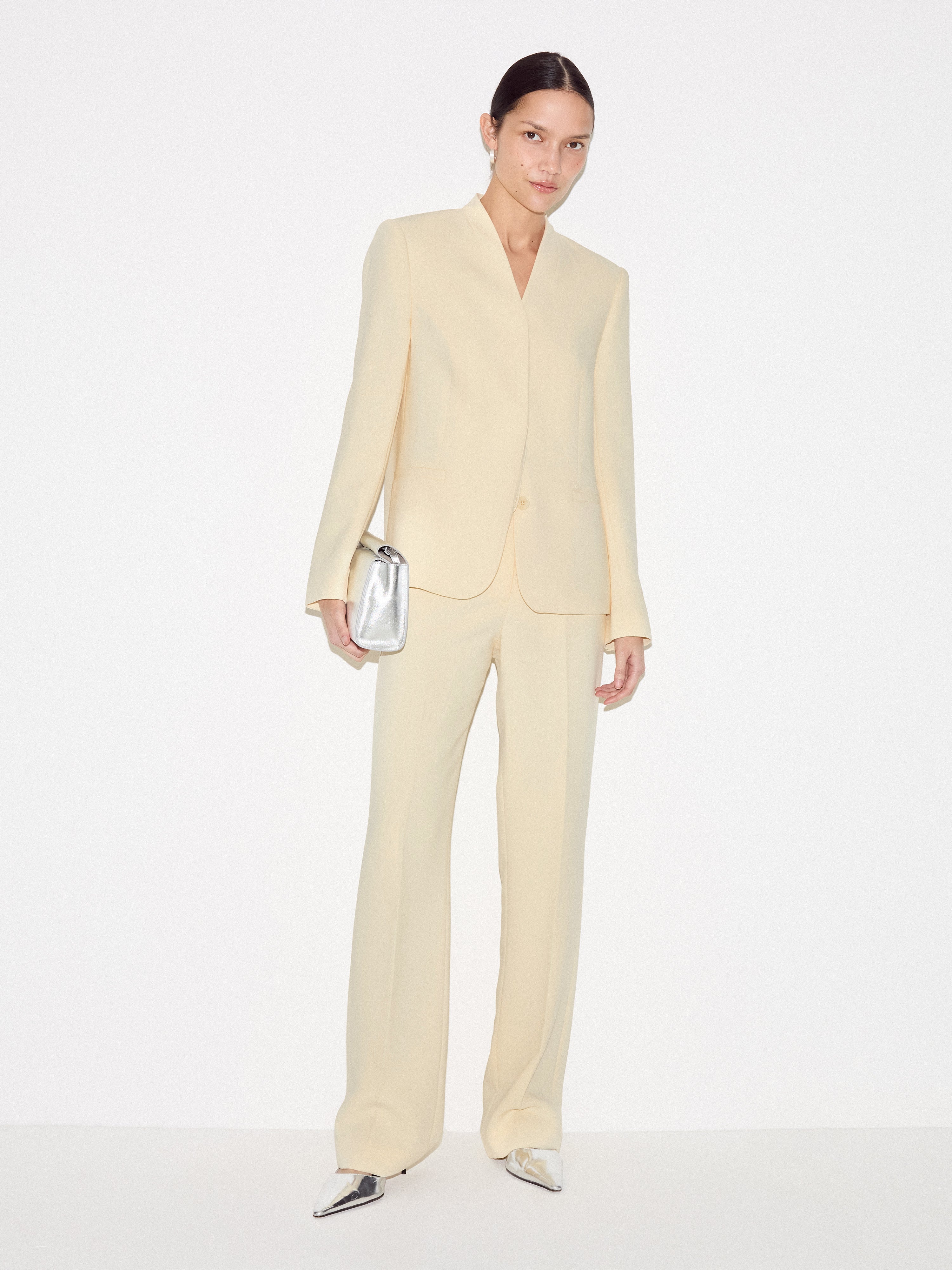 Corinne Tailored Blazer | Yellow - Image 3