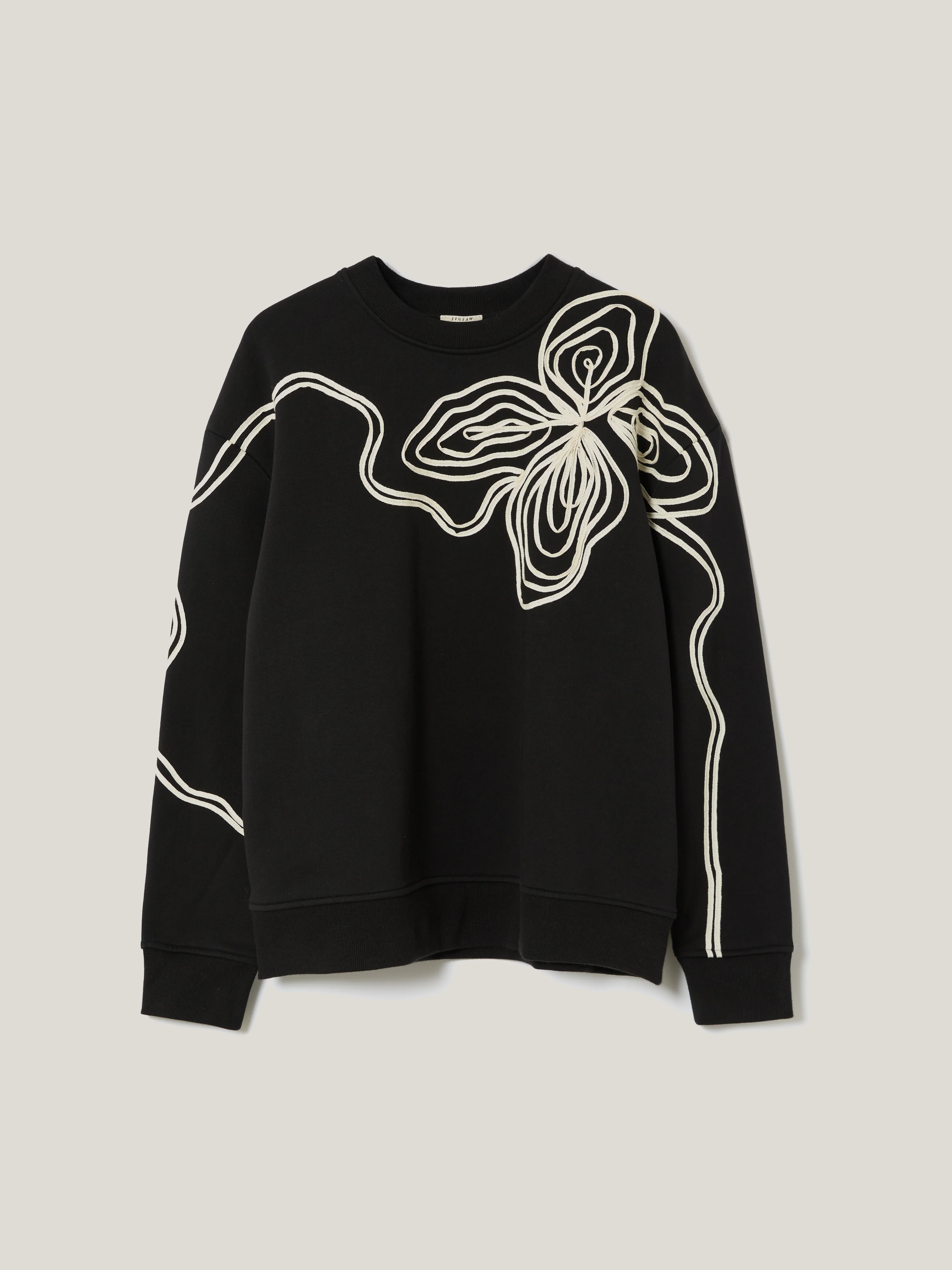 Cornelli Sweatshirt | Black - Image 7