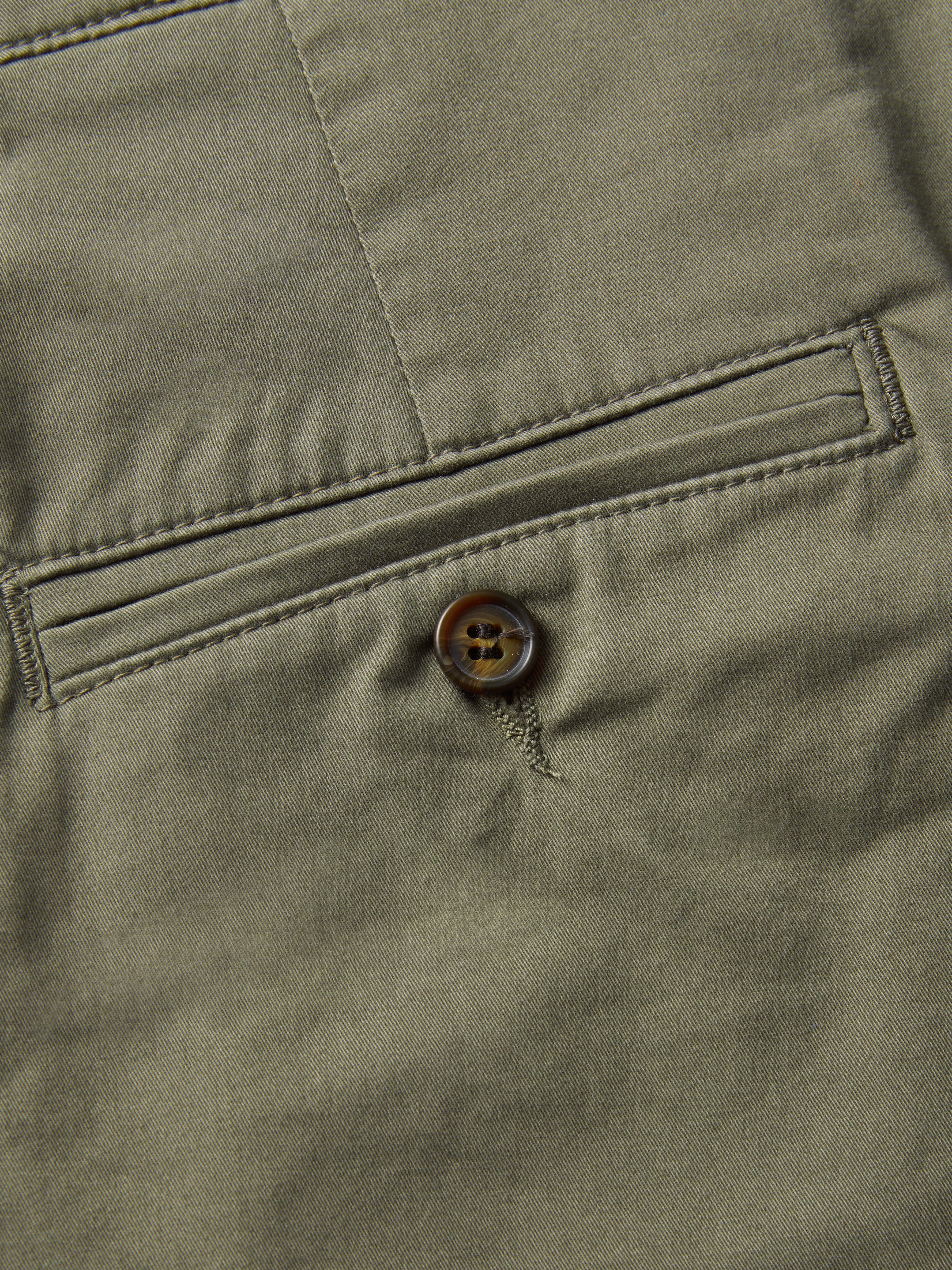 Cotton Chino Short | Olive - Image 7