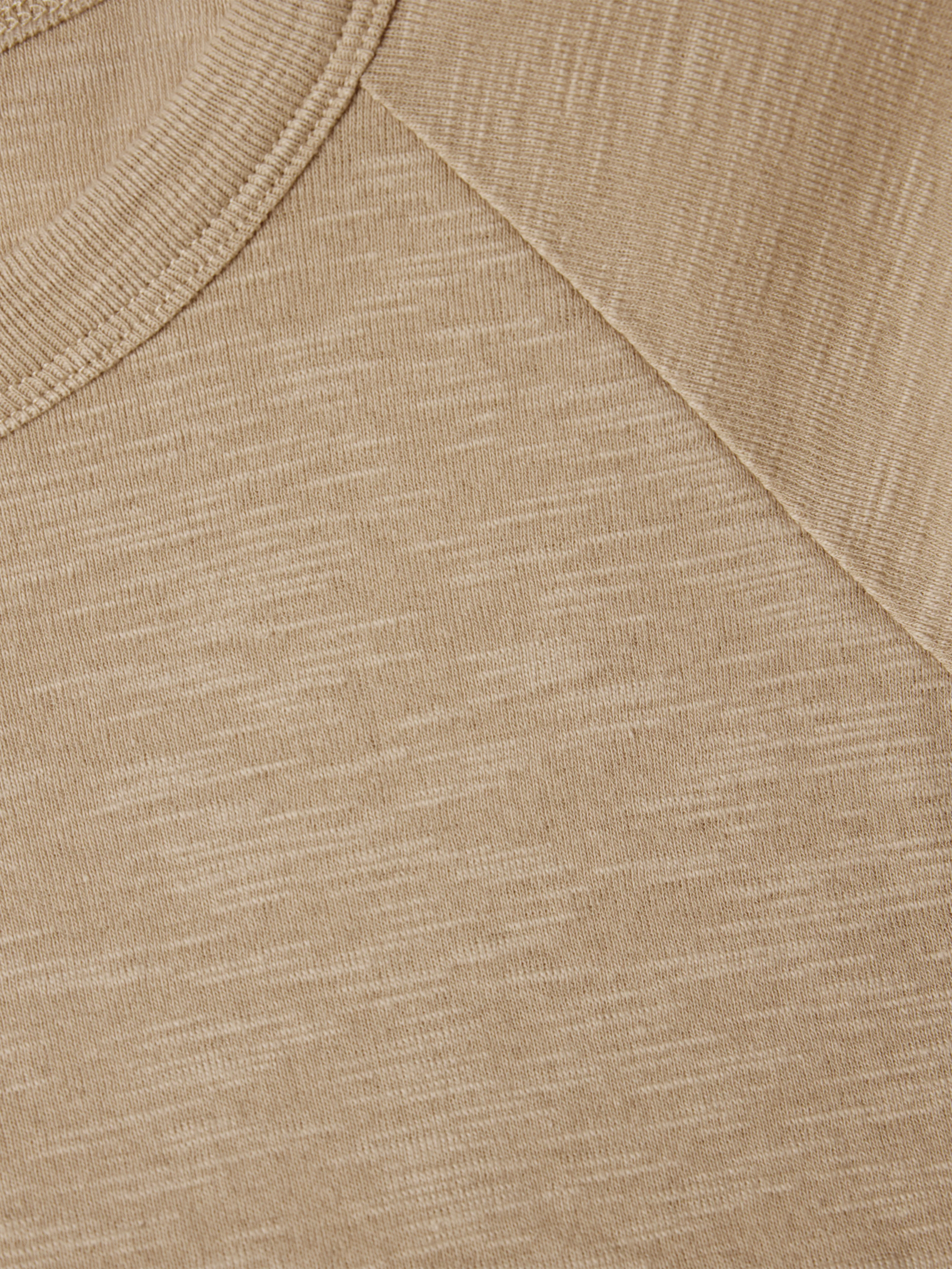 Cotton Luxe Raglan Tee | Beige - Image 6