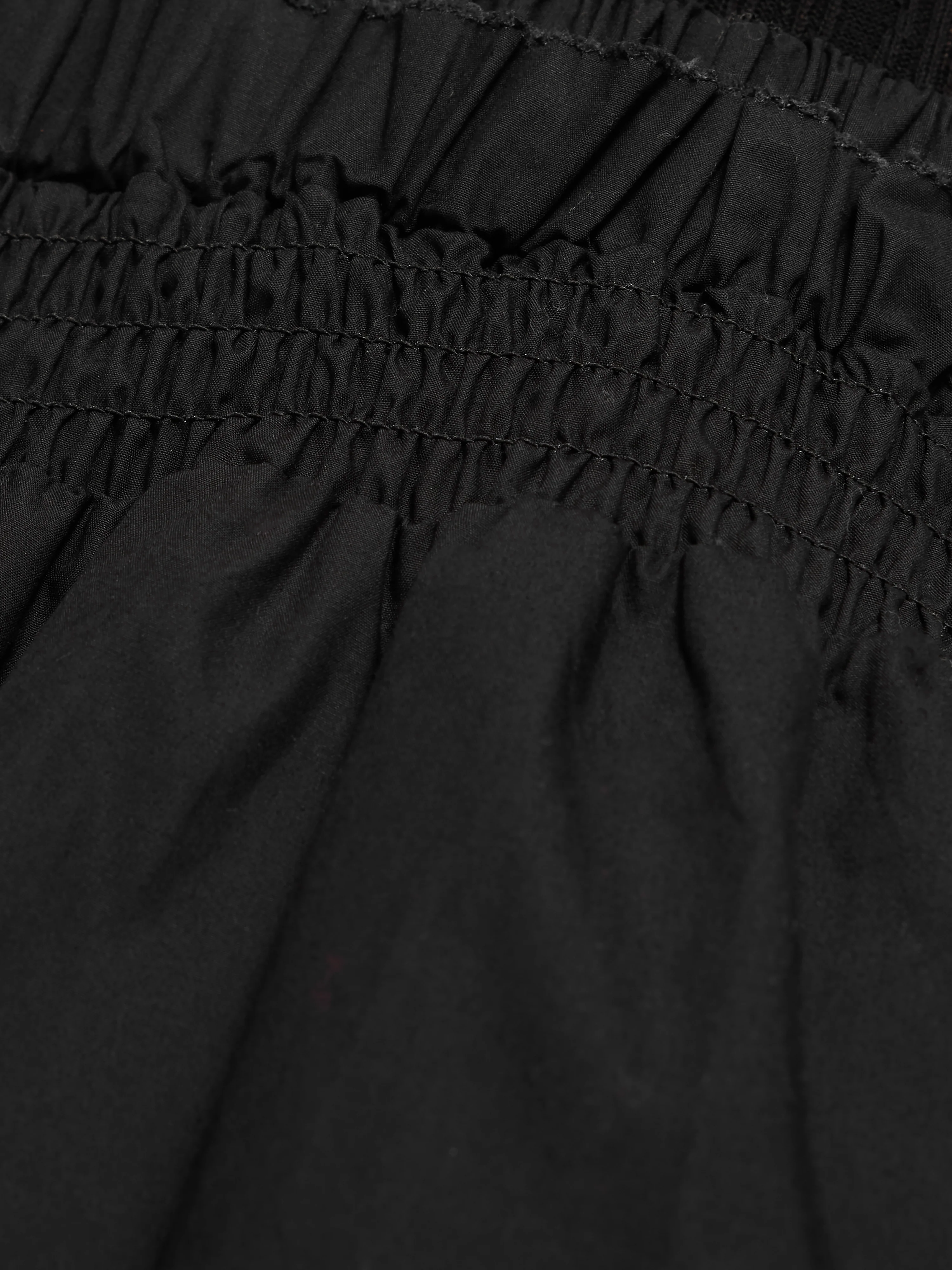 Cotton Poplin Skirt | Black - Image 8