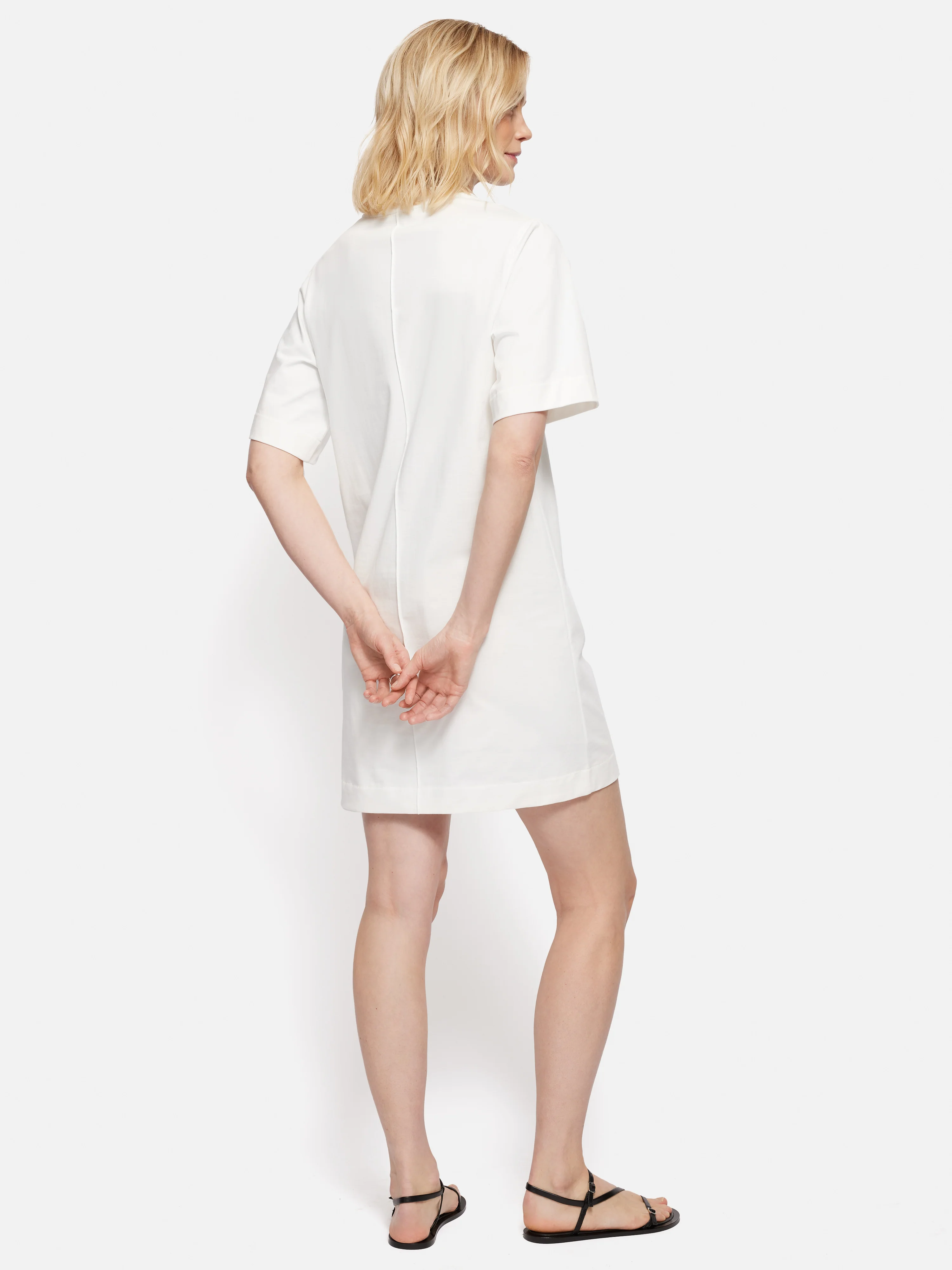 Cotton Riley T-Shirt Dress | White - Image 5