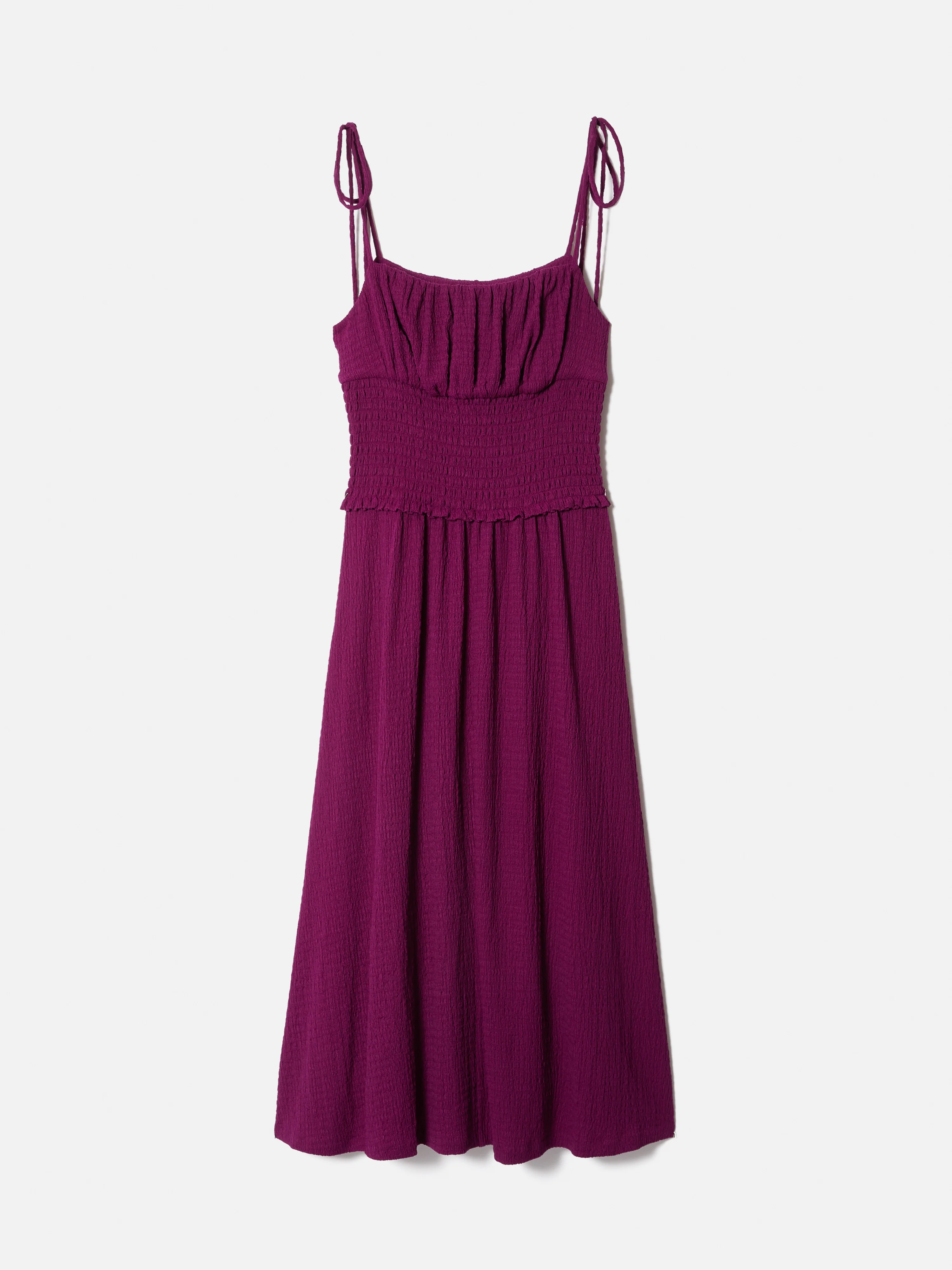 Crinkle Jersey Strap Dress | Purple - Image 6