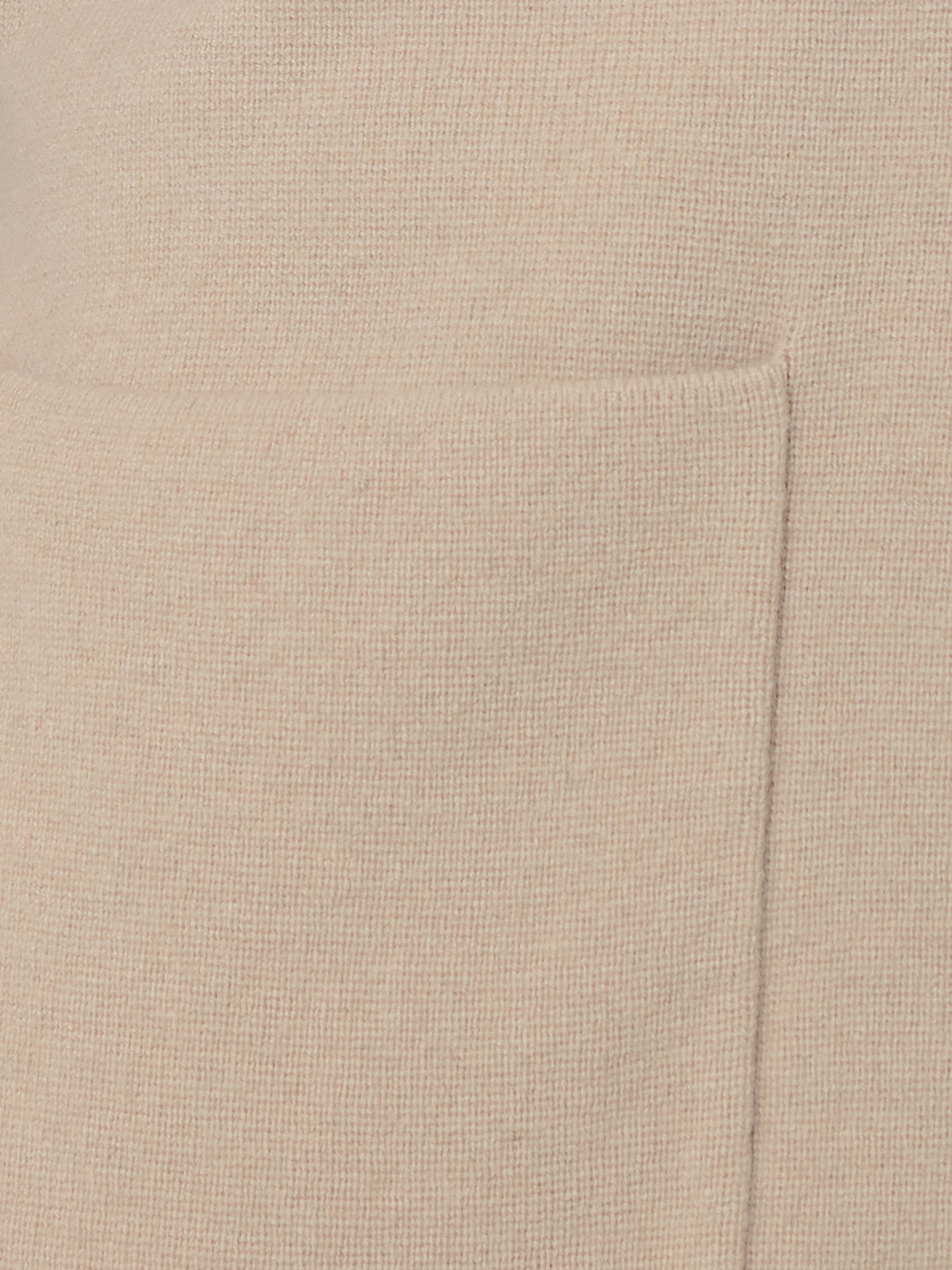 Darted Longline Knit Jacket | Cream - Image 5