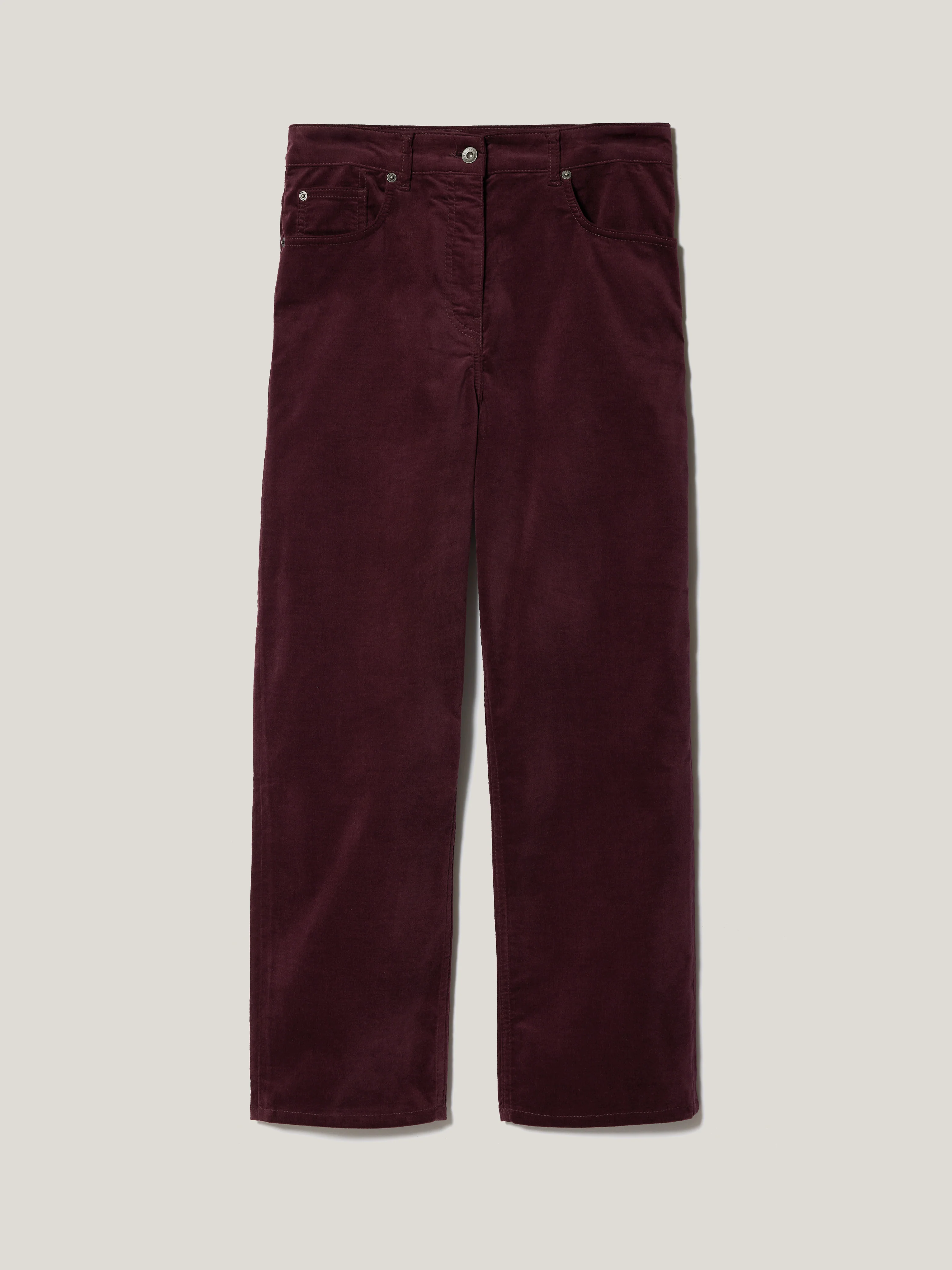 Delmont Velvet Tapered Jean | Purple - Image 6