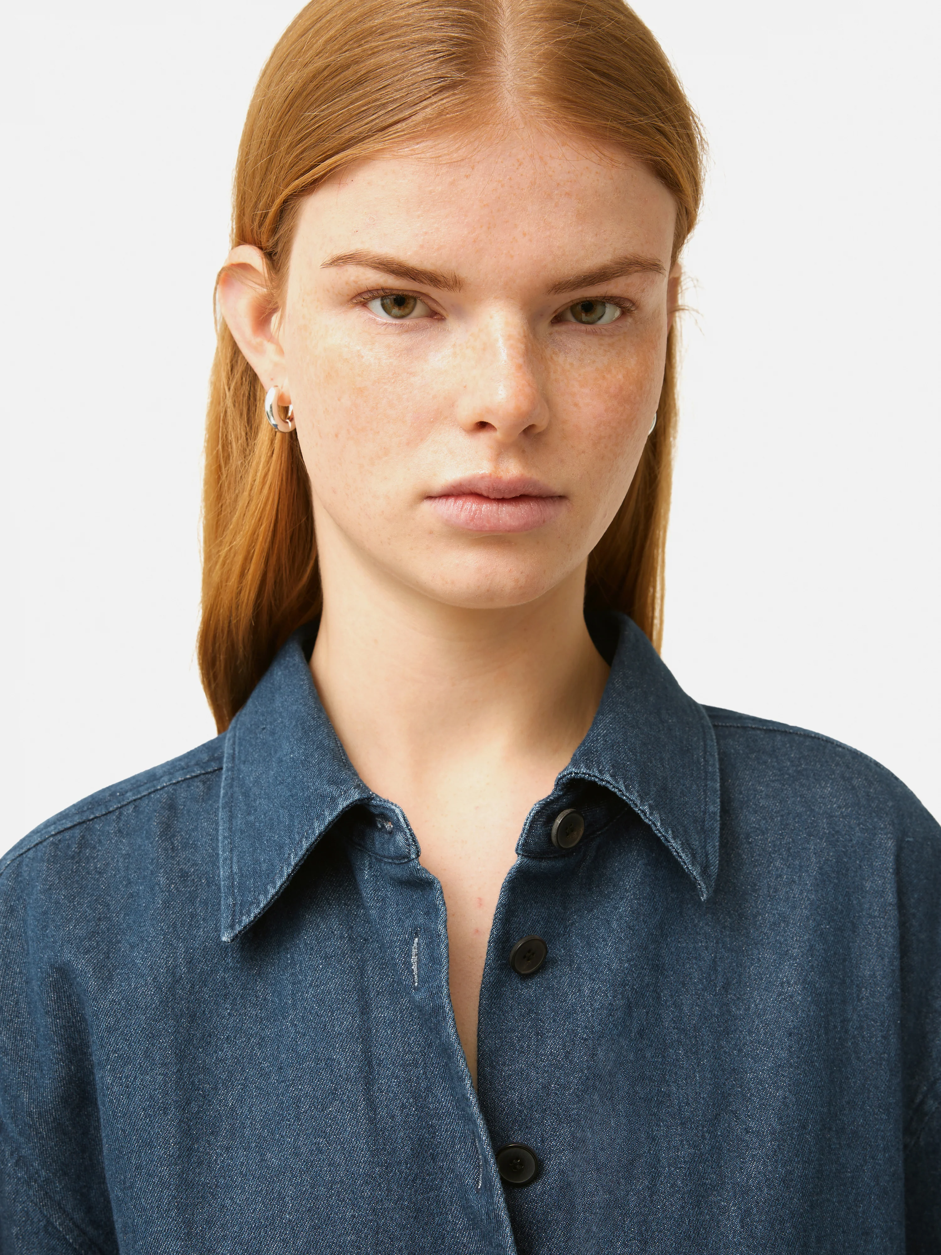 Denim Relaxed Shirt | Indigo - Image 2