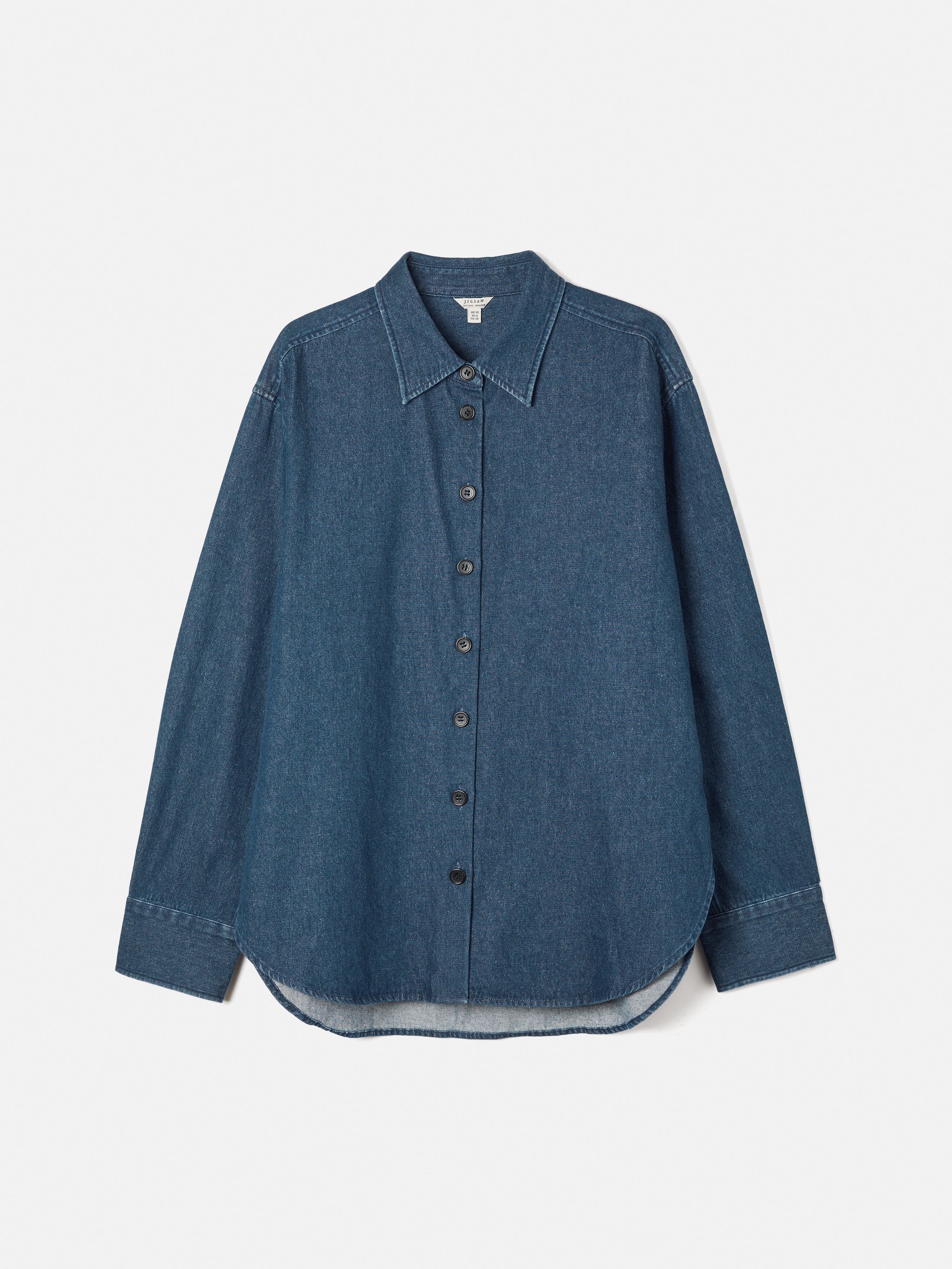 Denim Relaxed Shirt | Indigo - Image 8