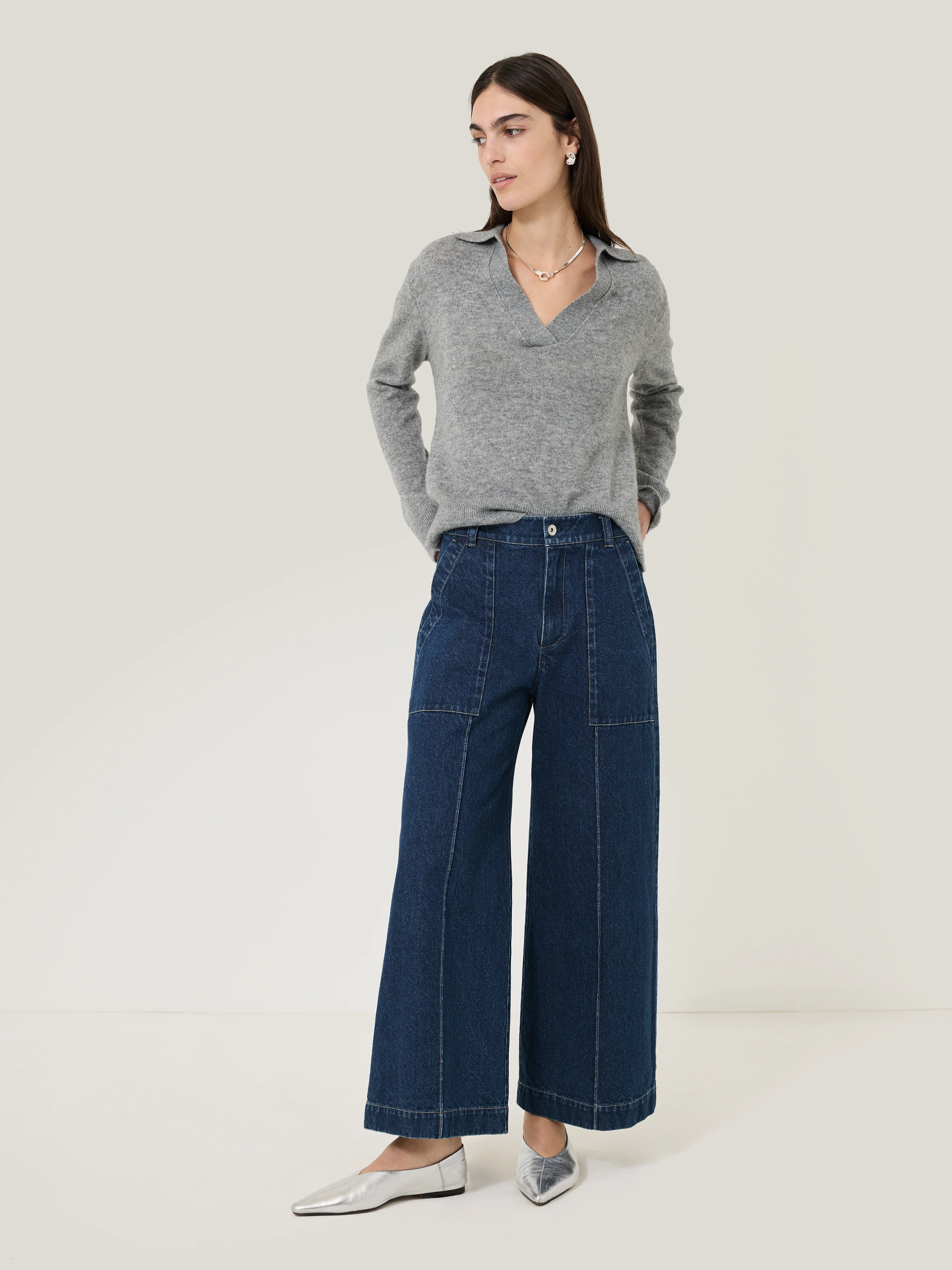 Denim Sailor Trouser | Indigo - Image 3