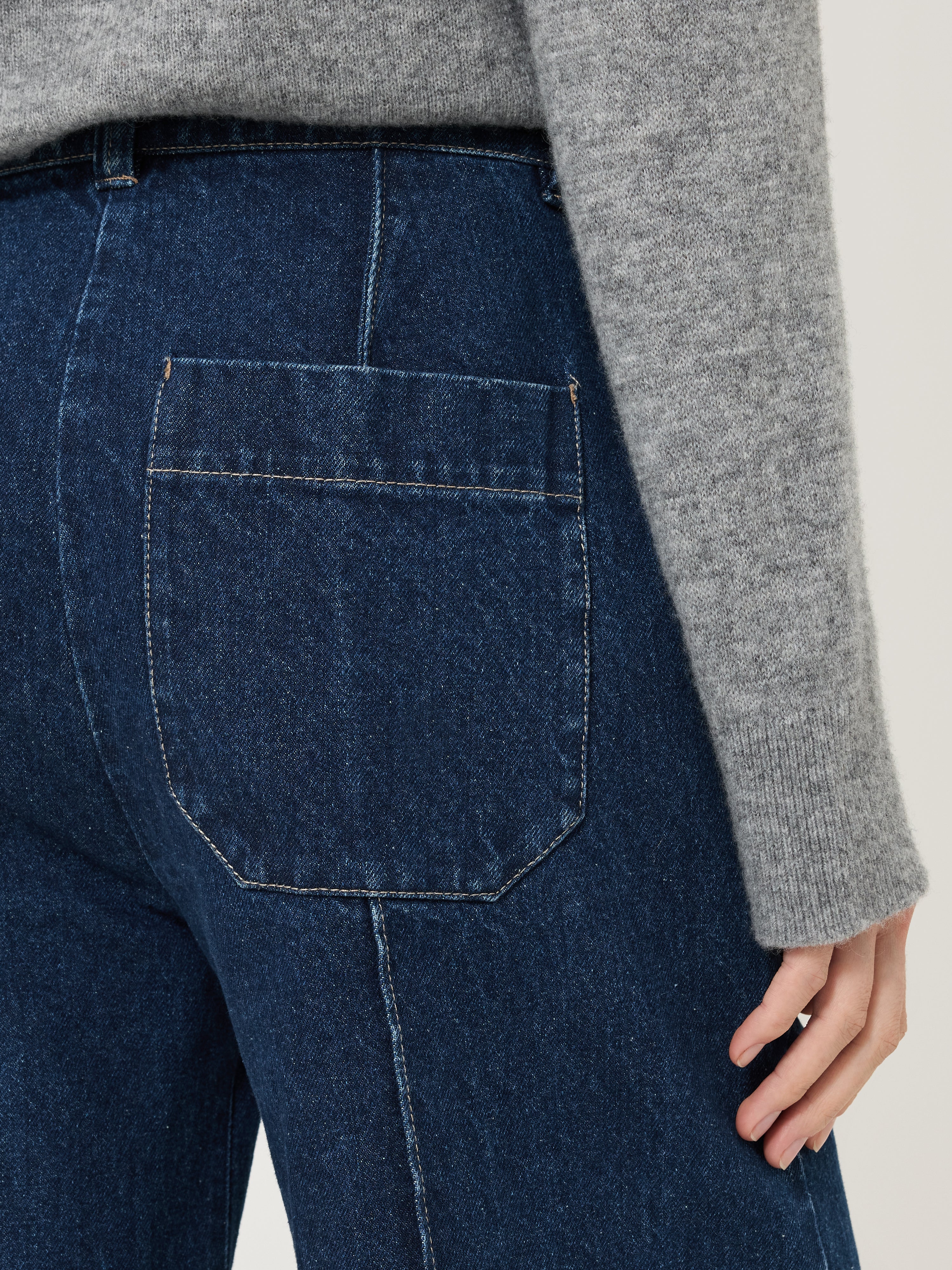 Denim Sailor Trouser | Indigo - Image 4