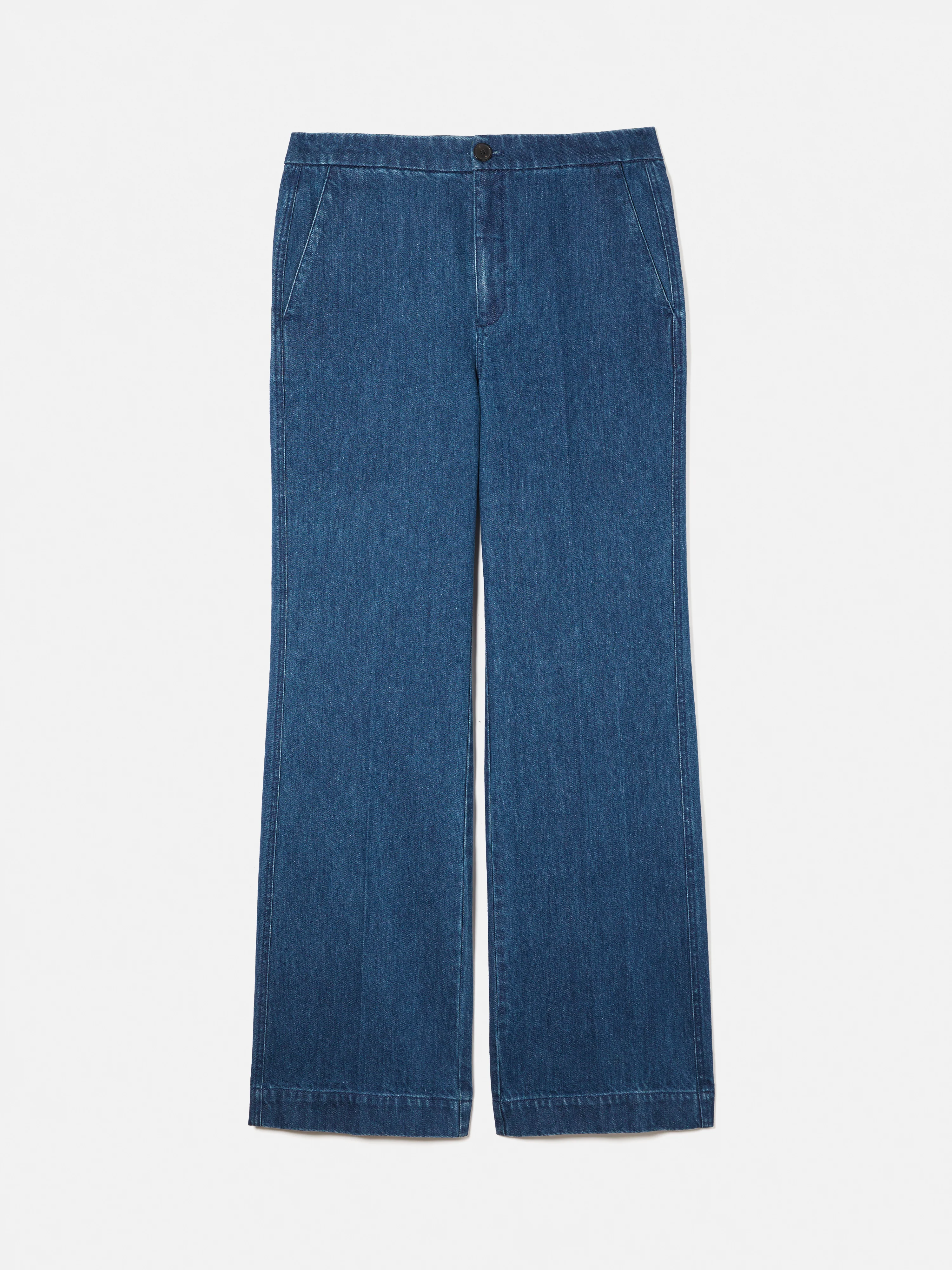 Denim Tailored Trouser | Indigo - Image 8