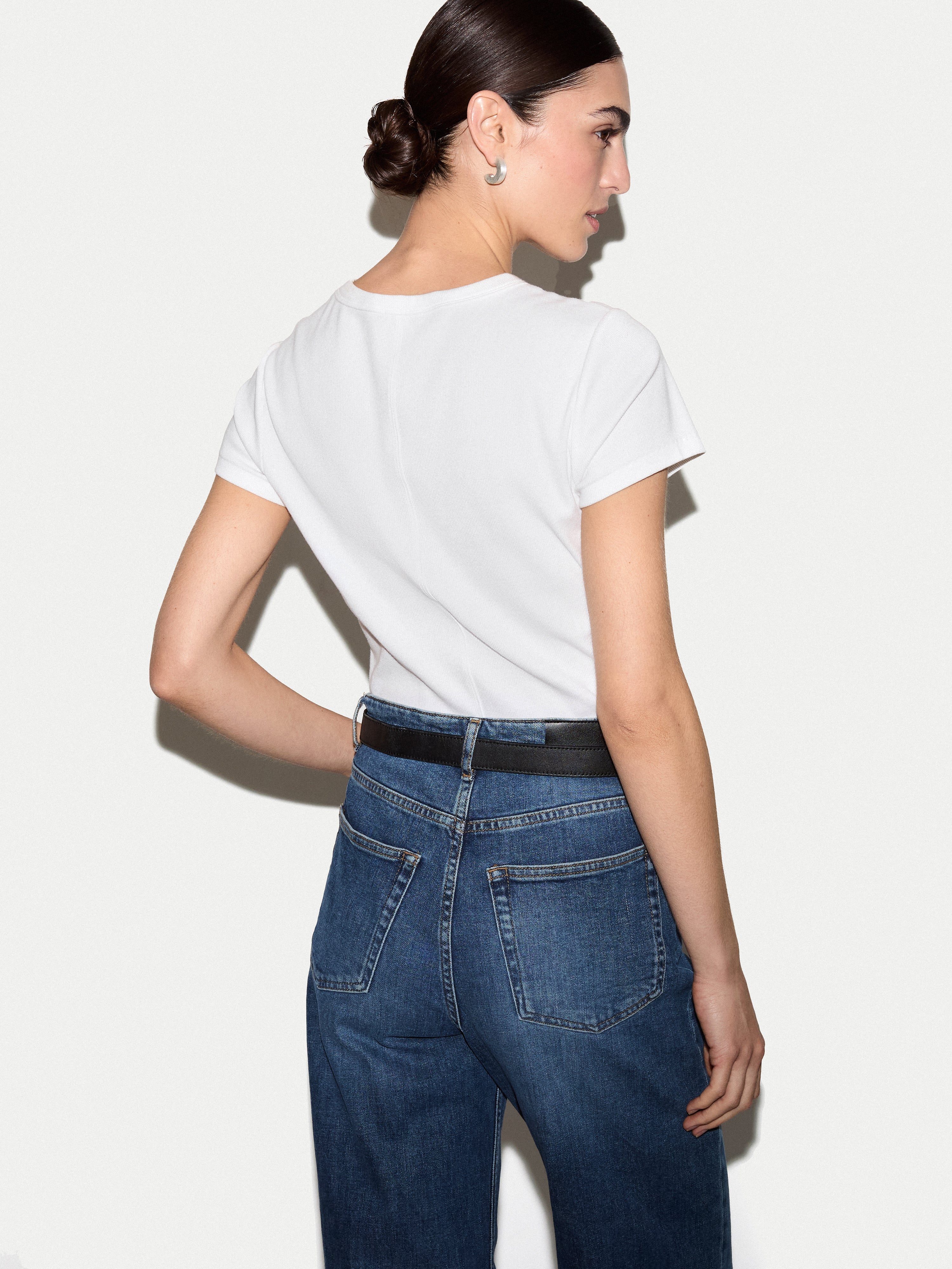 Fine Cotton Baby T-shirt | White - Image 4