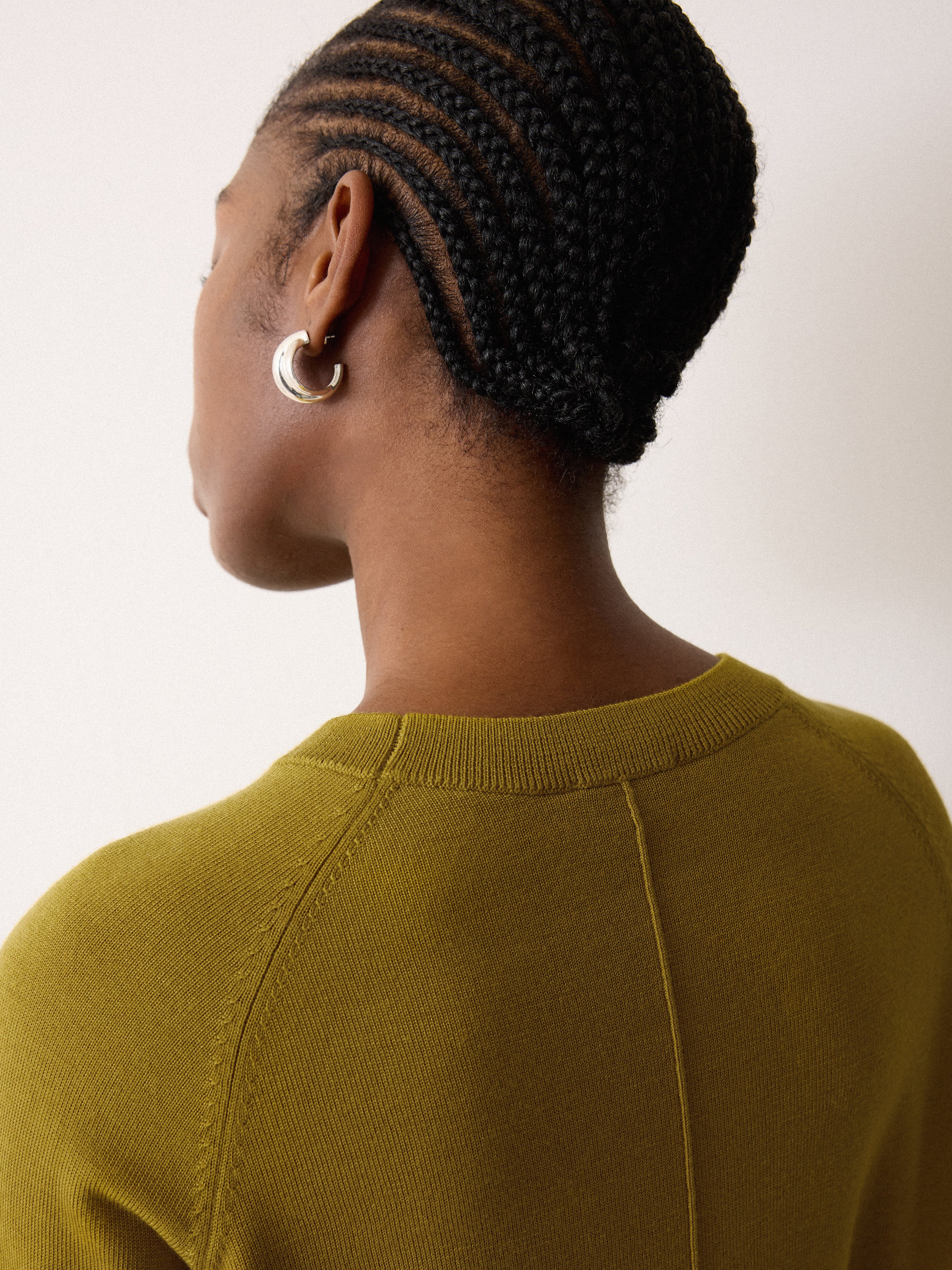 Fine Merino Raglan T-shirt | Green - Image 3