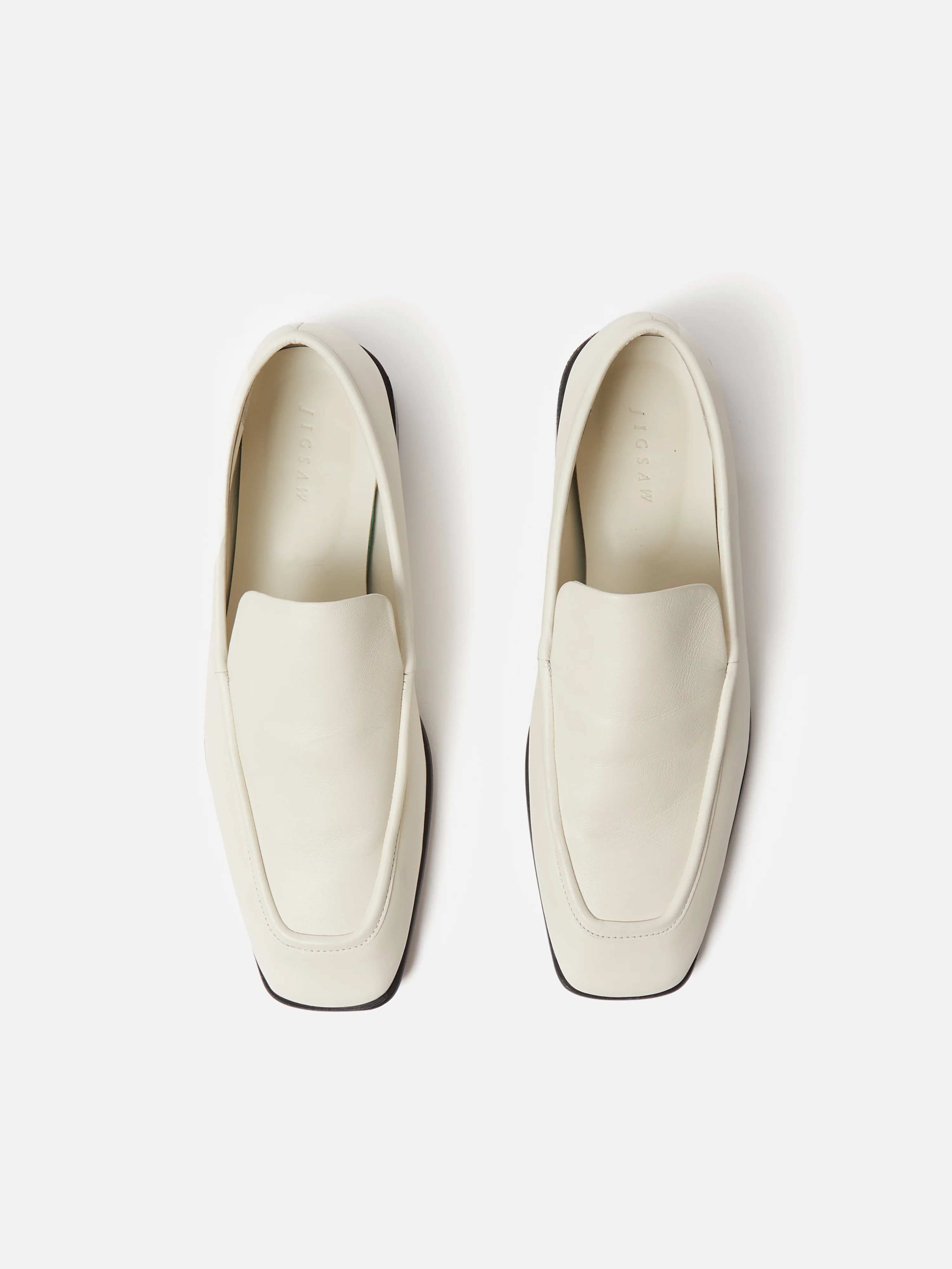Frame Leather Loafer | White - Image 4