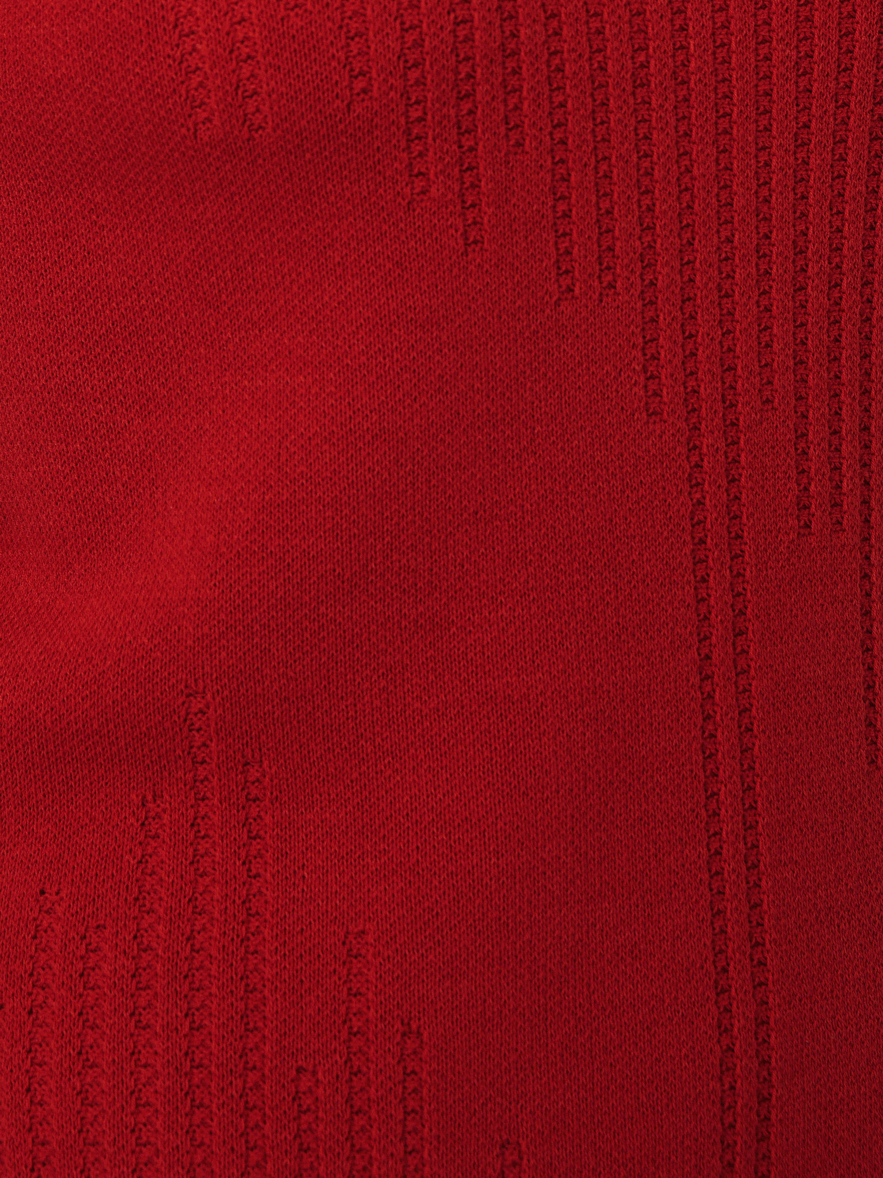 Fringe Texture Knit Dress | Orange - Image 7