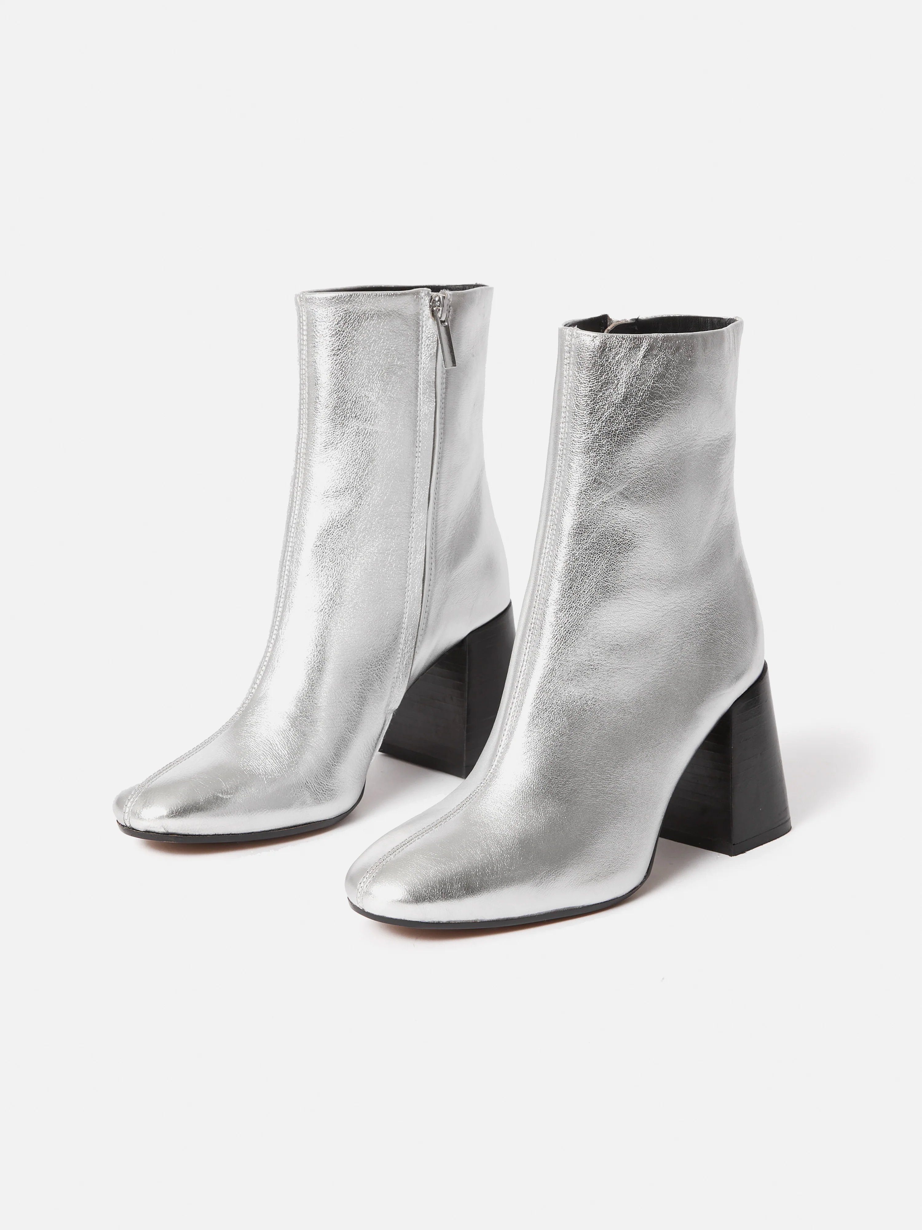 Fulham Ankle Boot | Silver - Image 3