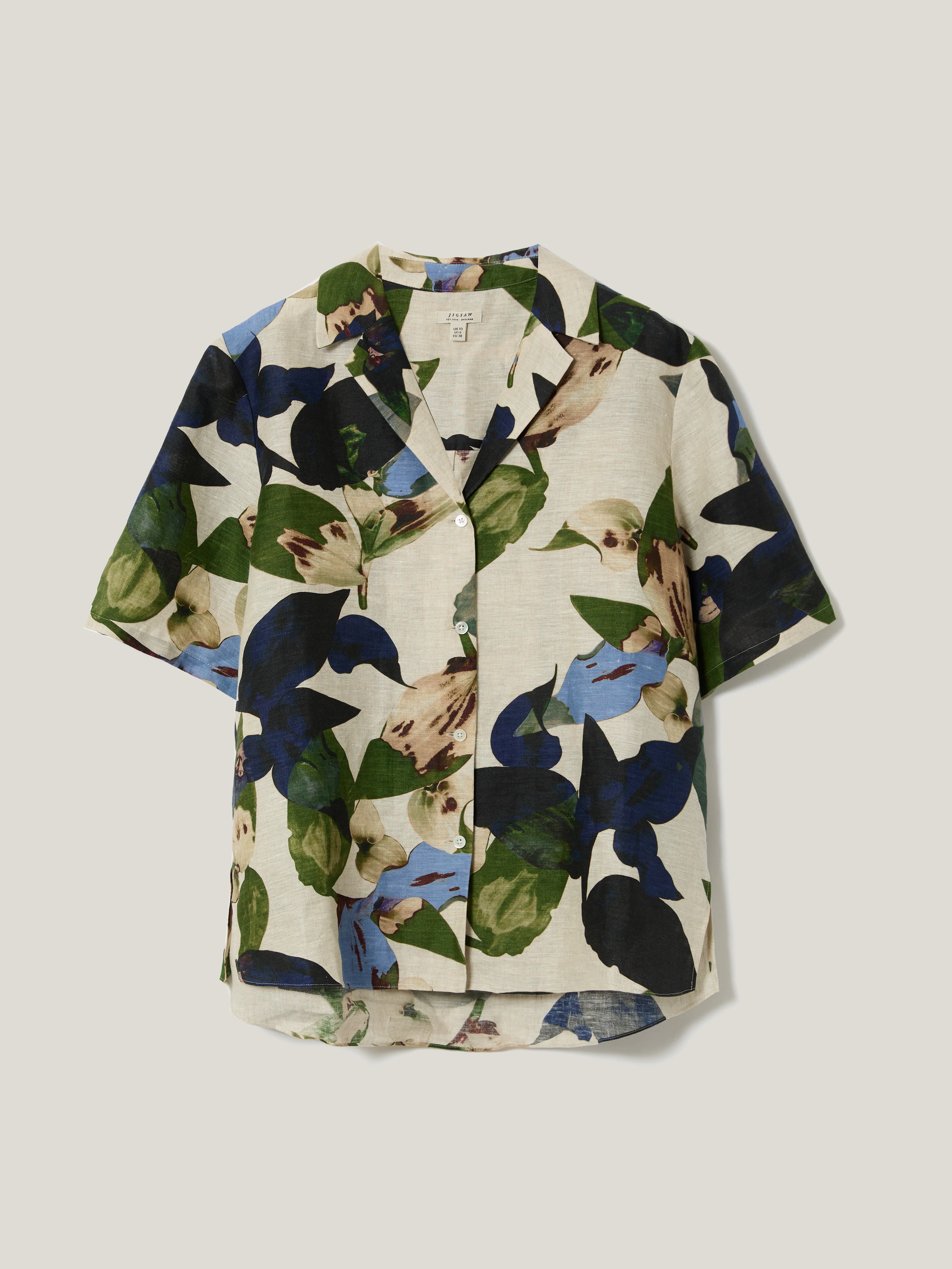 Future Botanic Linen Shirt | Neutral - Image 7