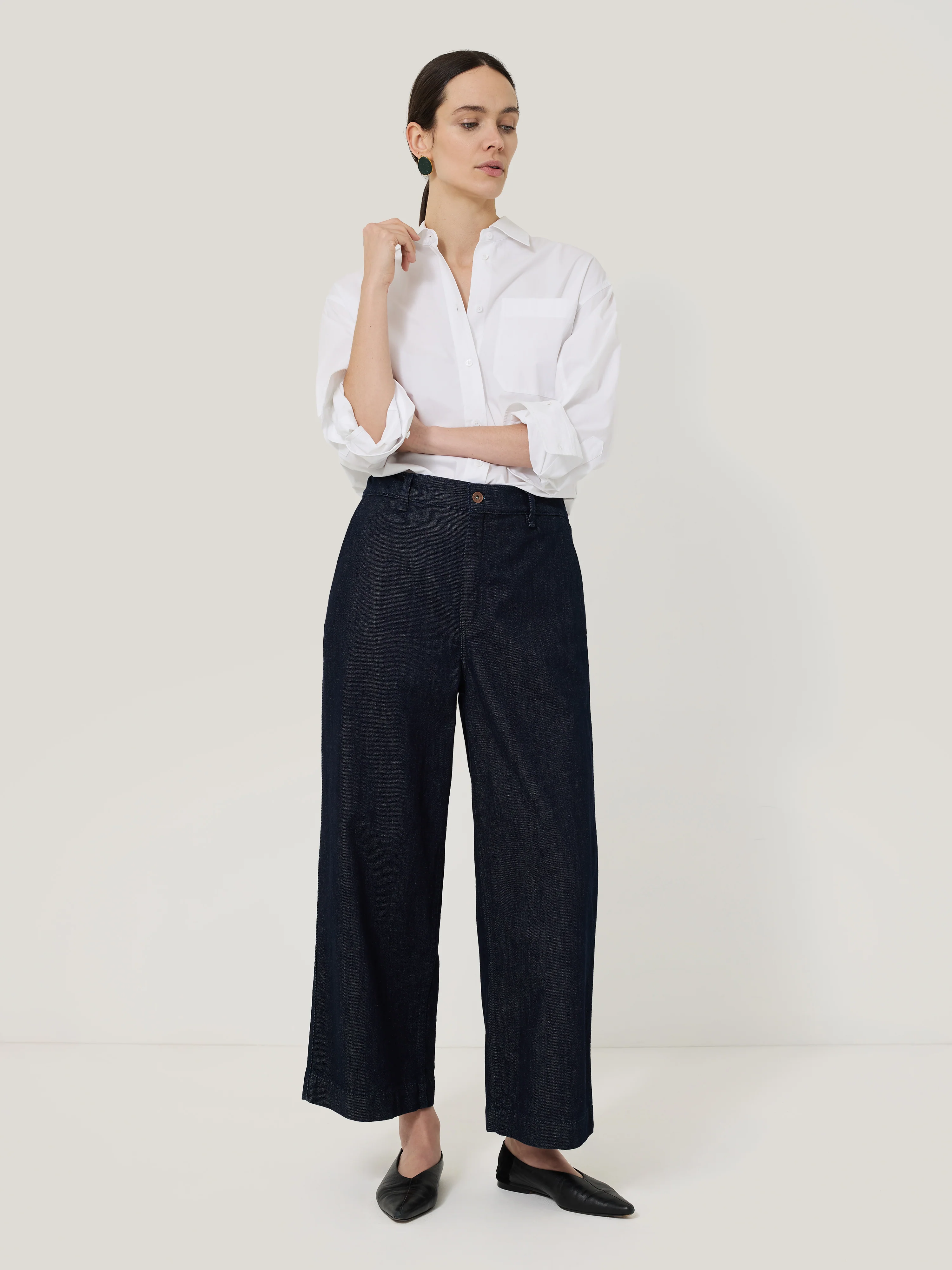 Hampstead Wide Leg Jean | Indigo - Image 4