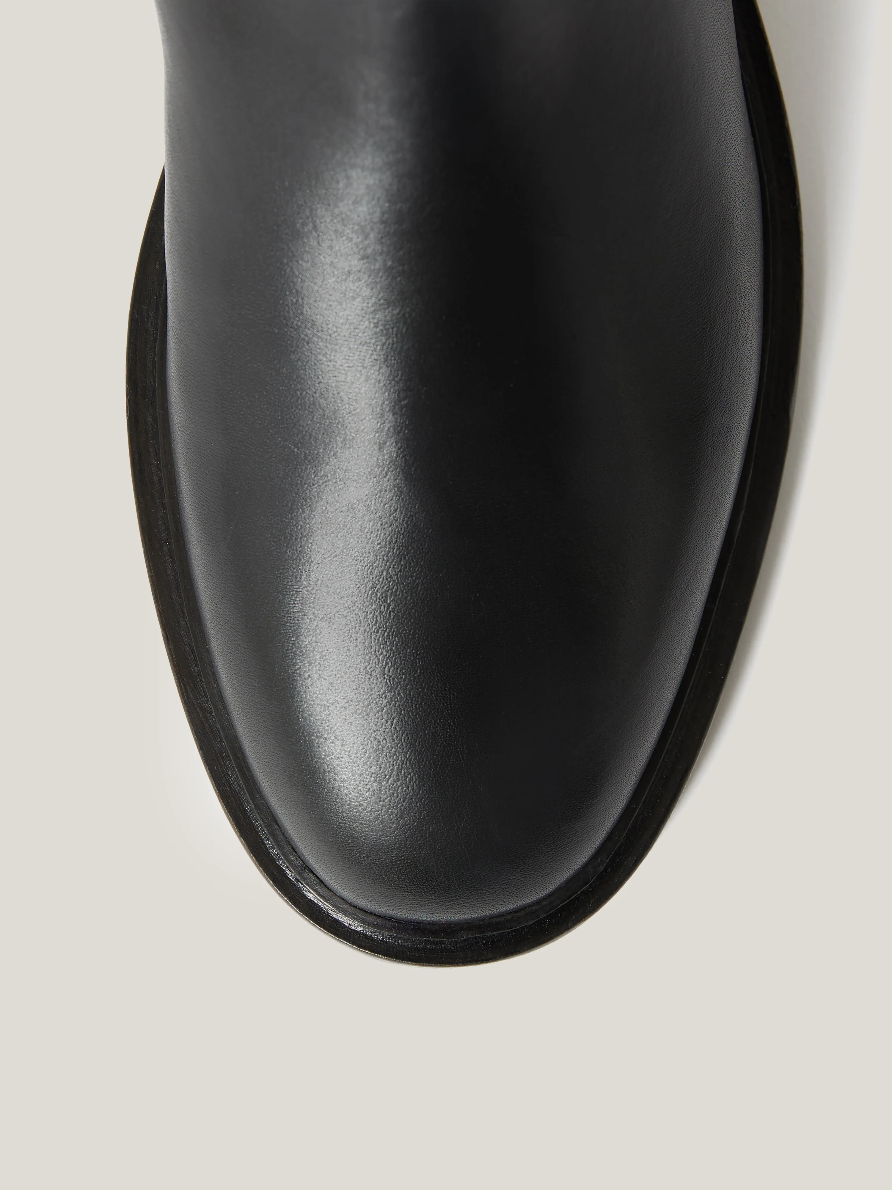 Heritage Leather Riding Boot | Black - Image 4