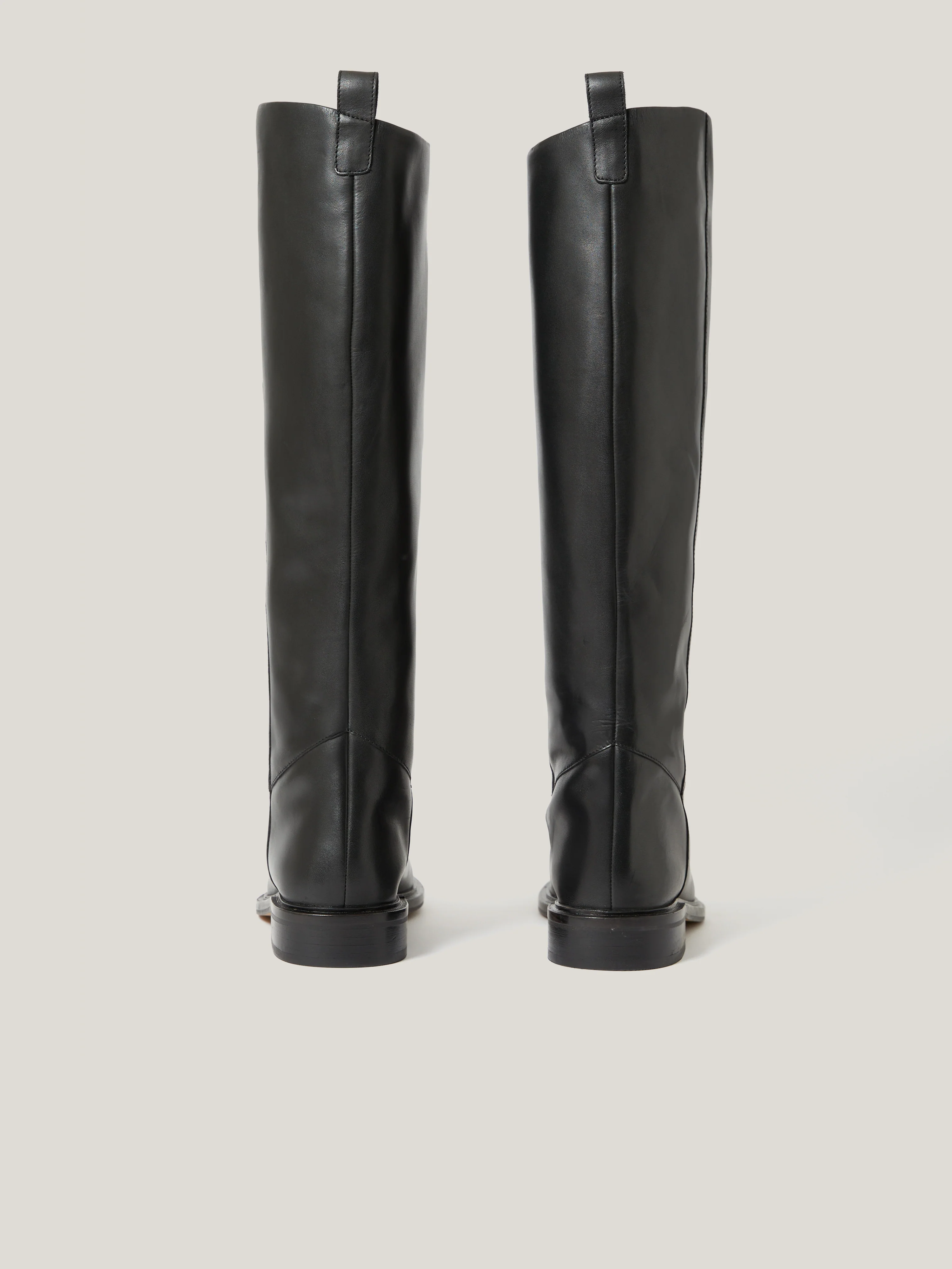 Heritage Leather Riding Boot | Black - Image 5