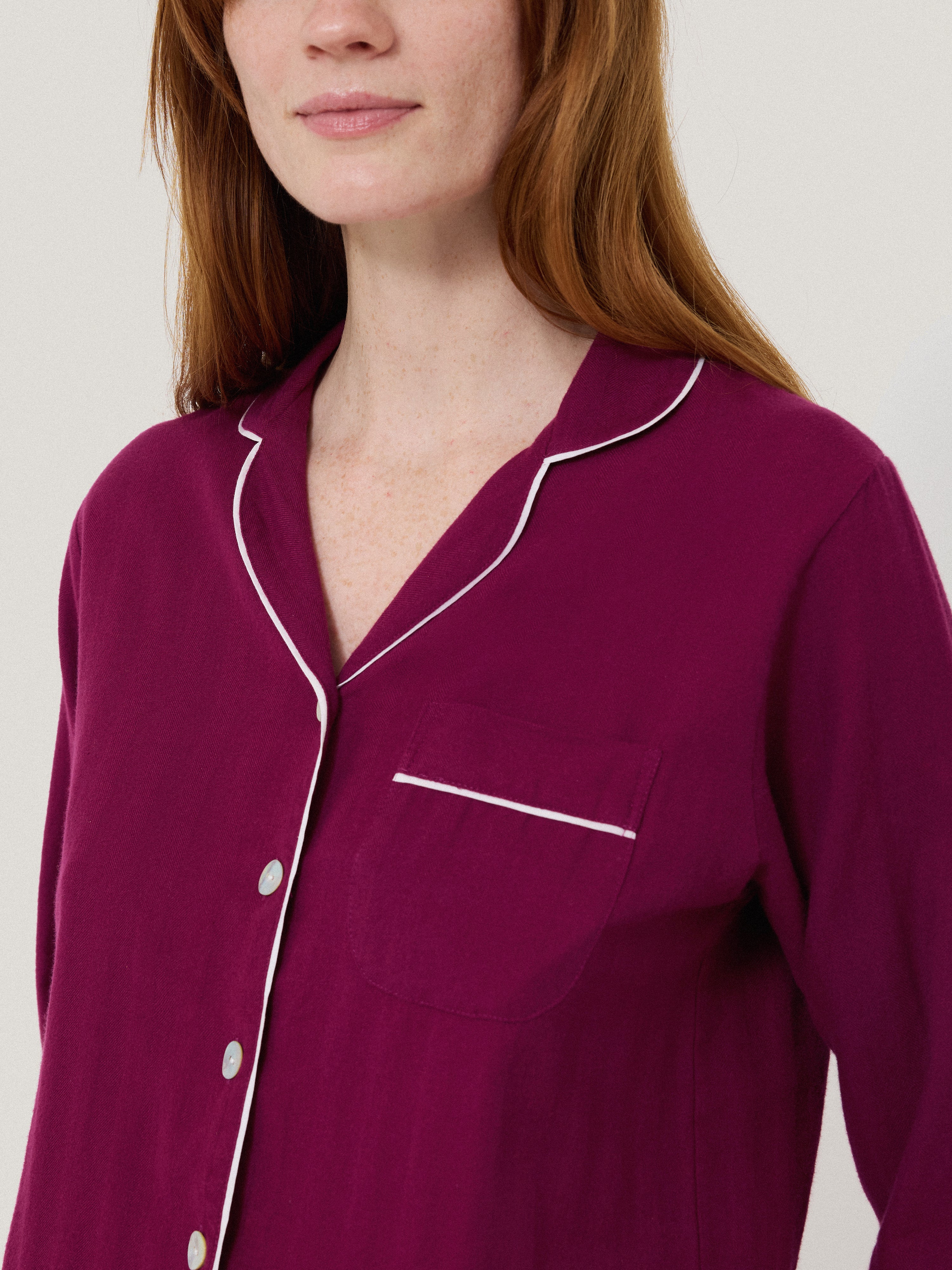 Herringbone Pyjamas | Pink - Image 2
