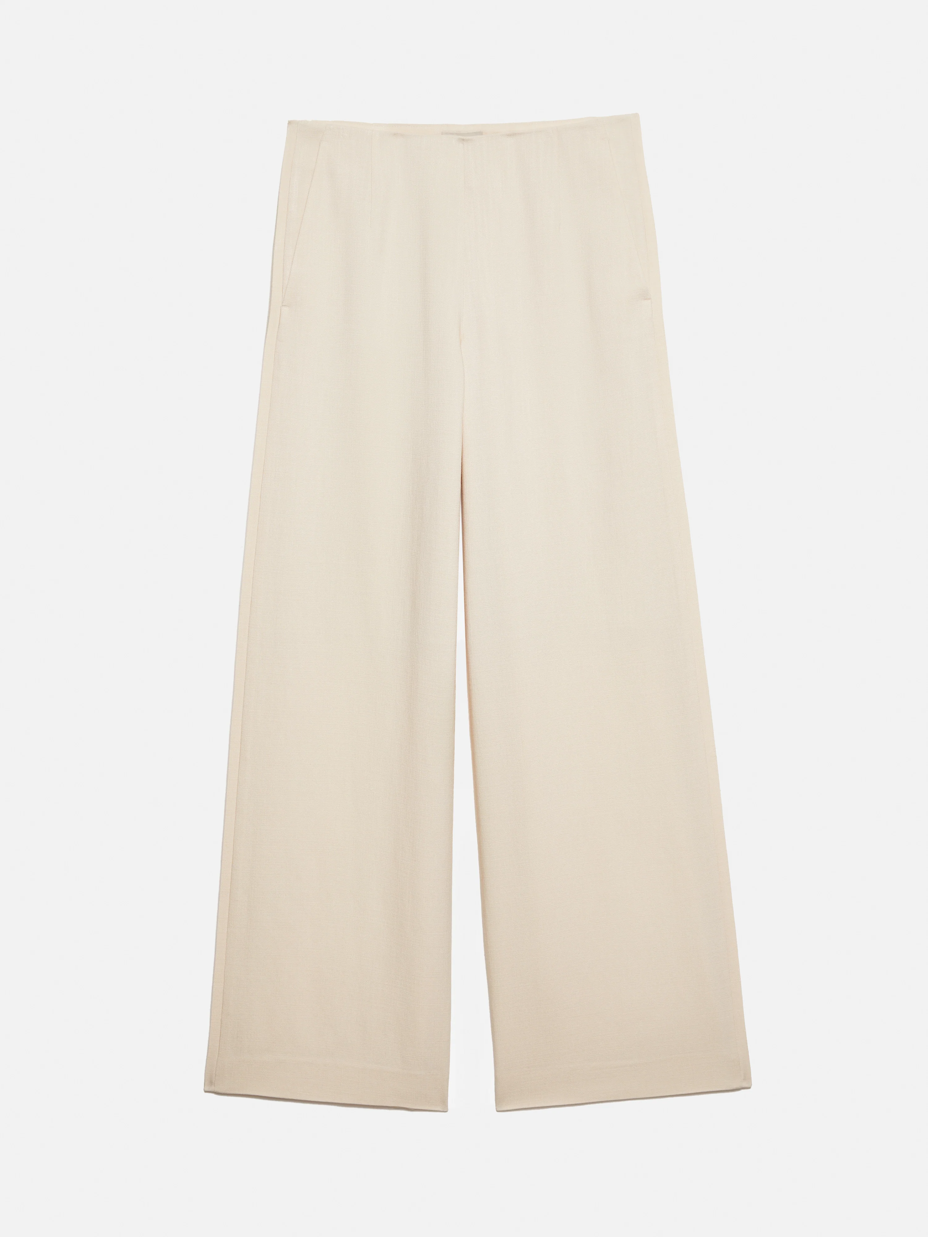 Hopsack Tux Trouser | Cream - Image 8
