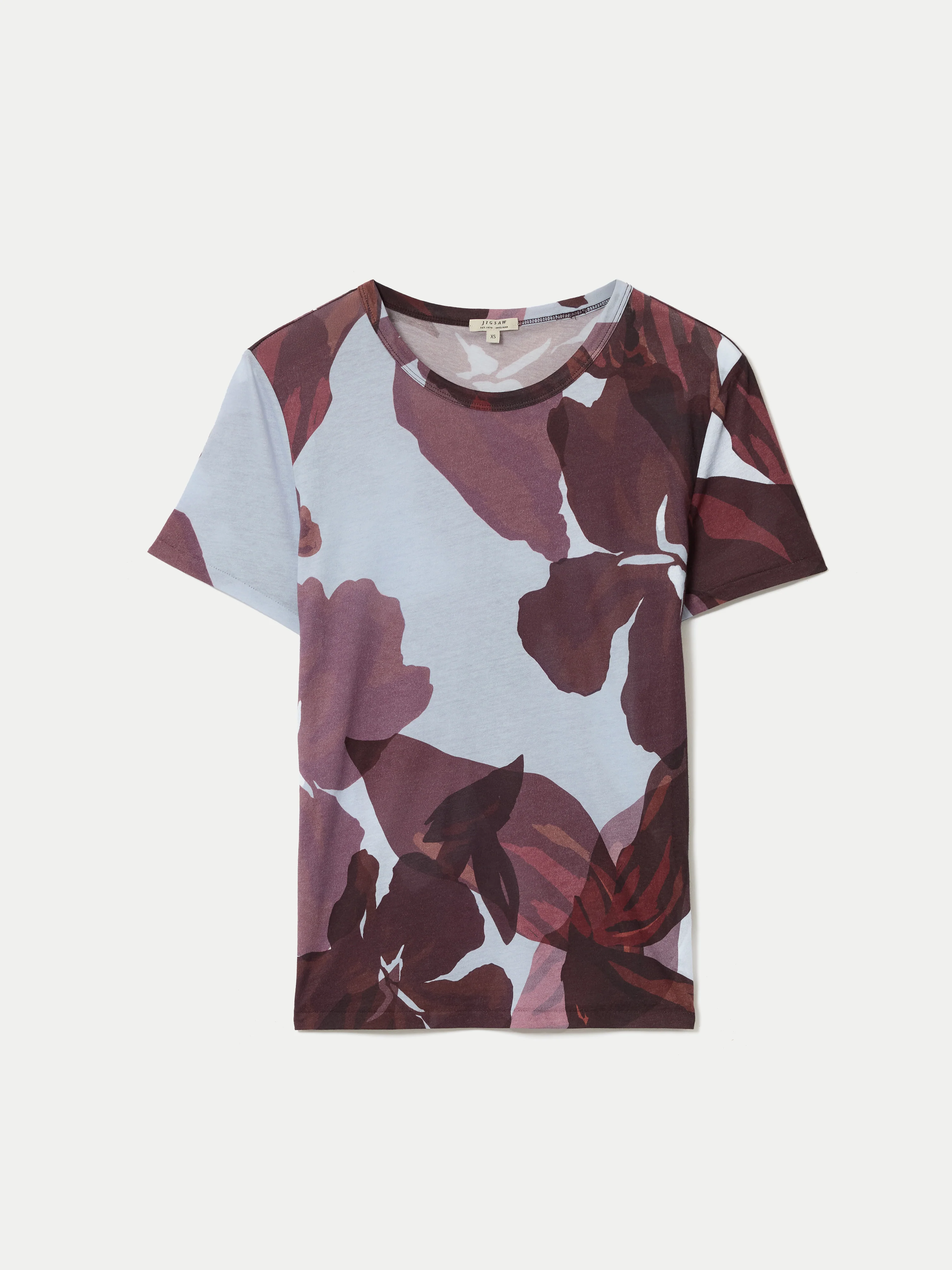 Iris Leaf T-shirt | Blue - Image 5