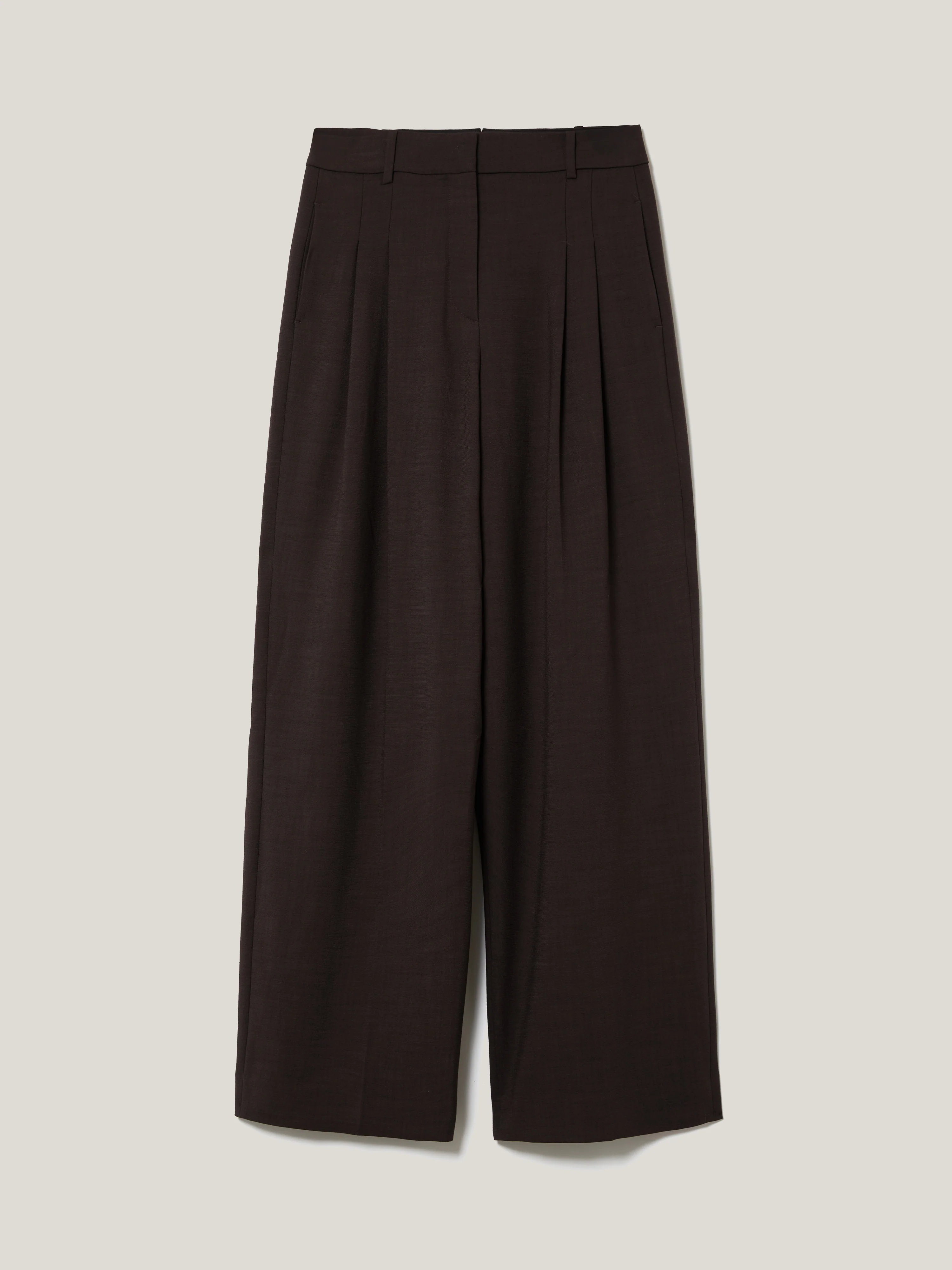 Kemp Crosshatch Trouser | Brown - Image 7