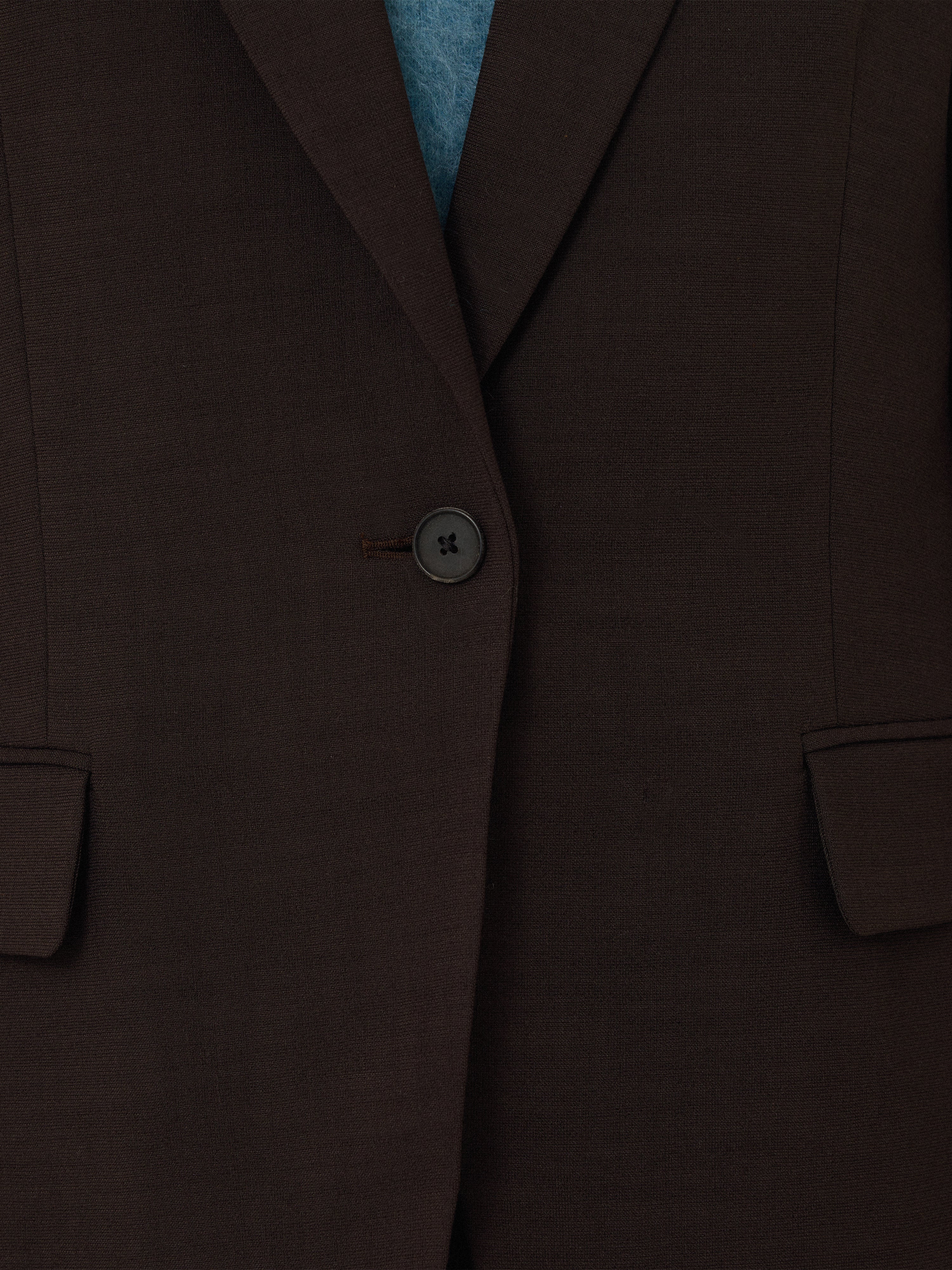 Knox Crosshatch Blazer | Brown - Image 7