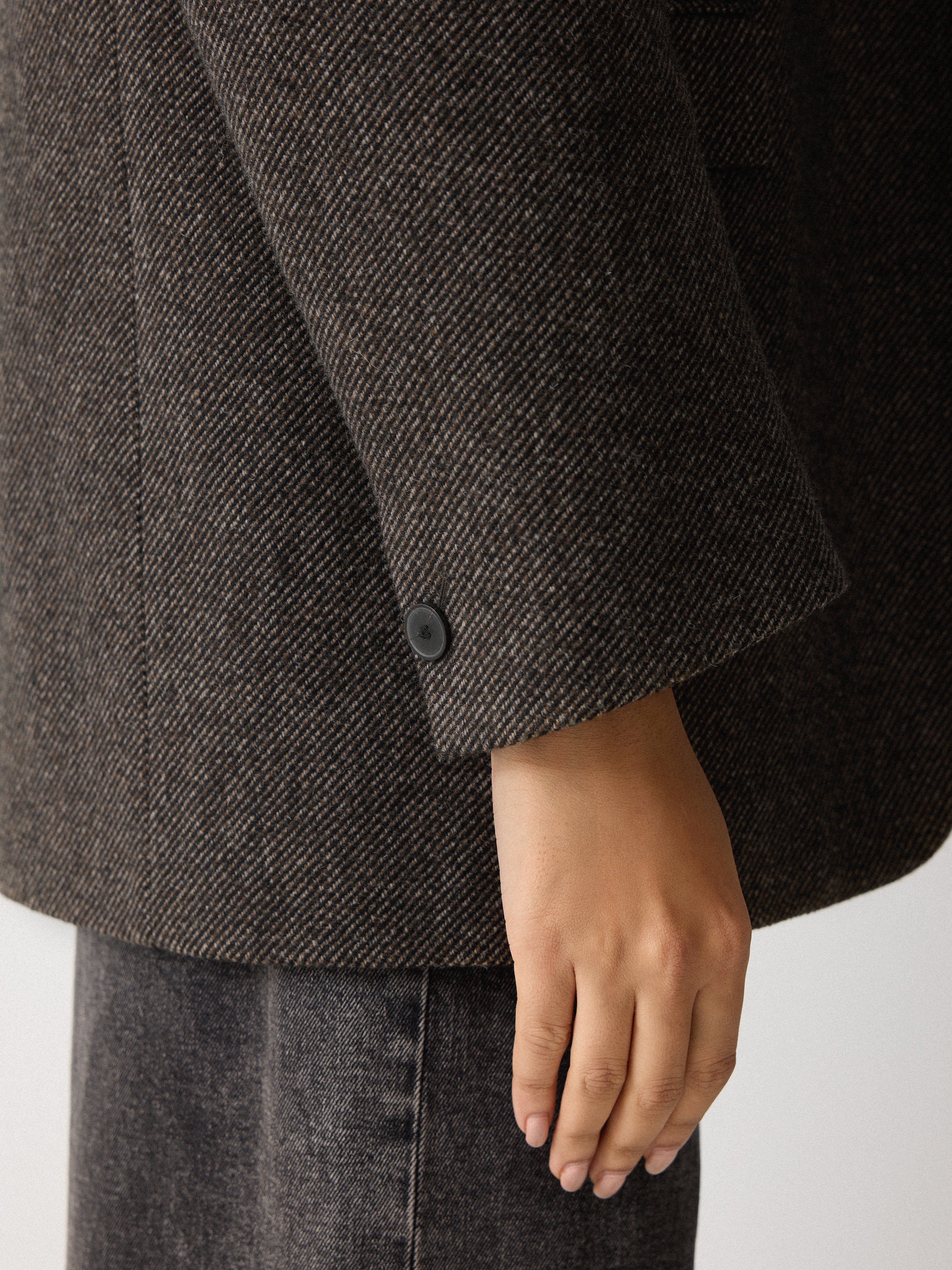 Langford Wool Blazer | Brown - Image 5