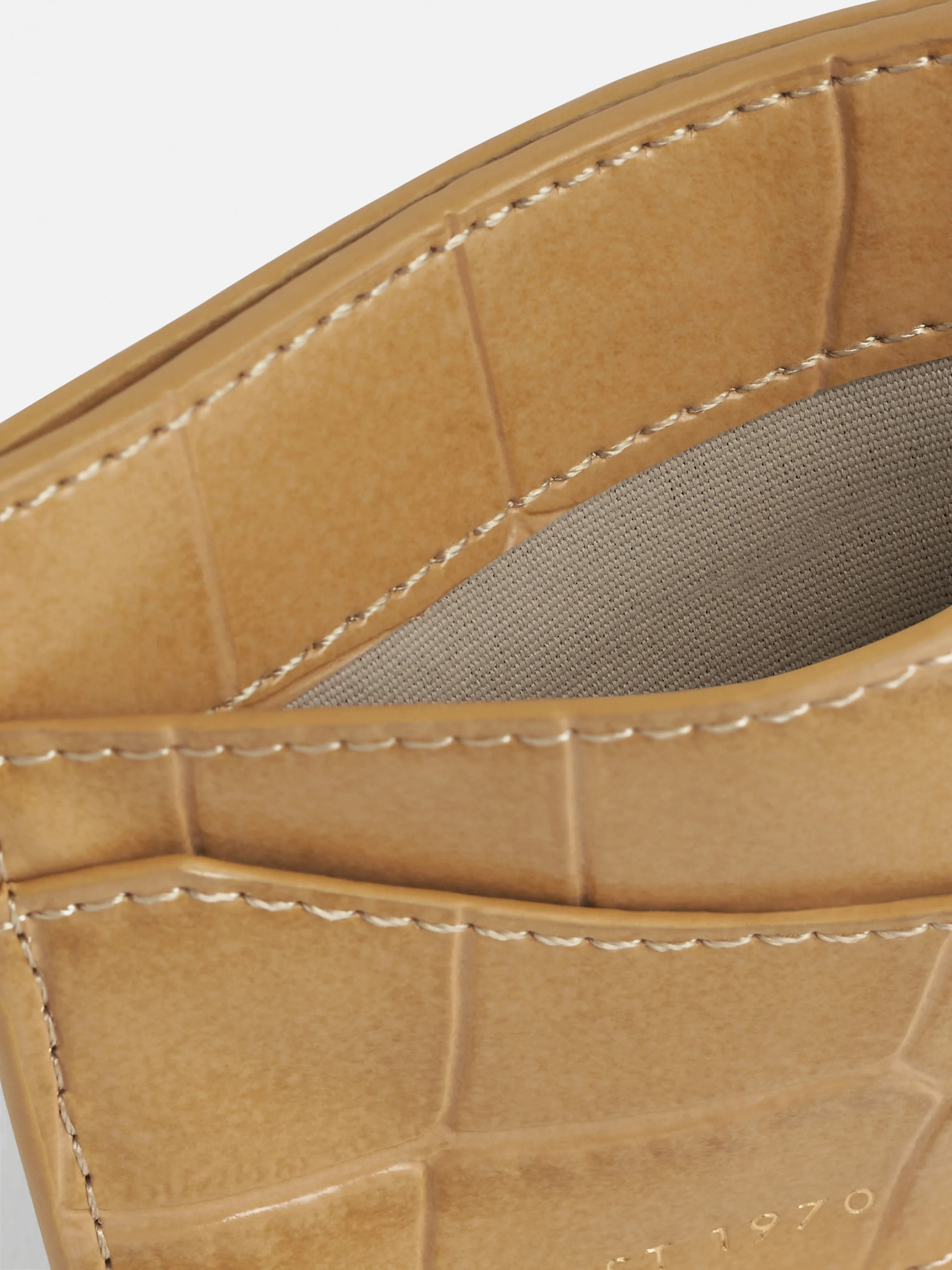 Leather Card Holder | Camel - Image 4