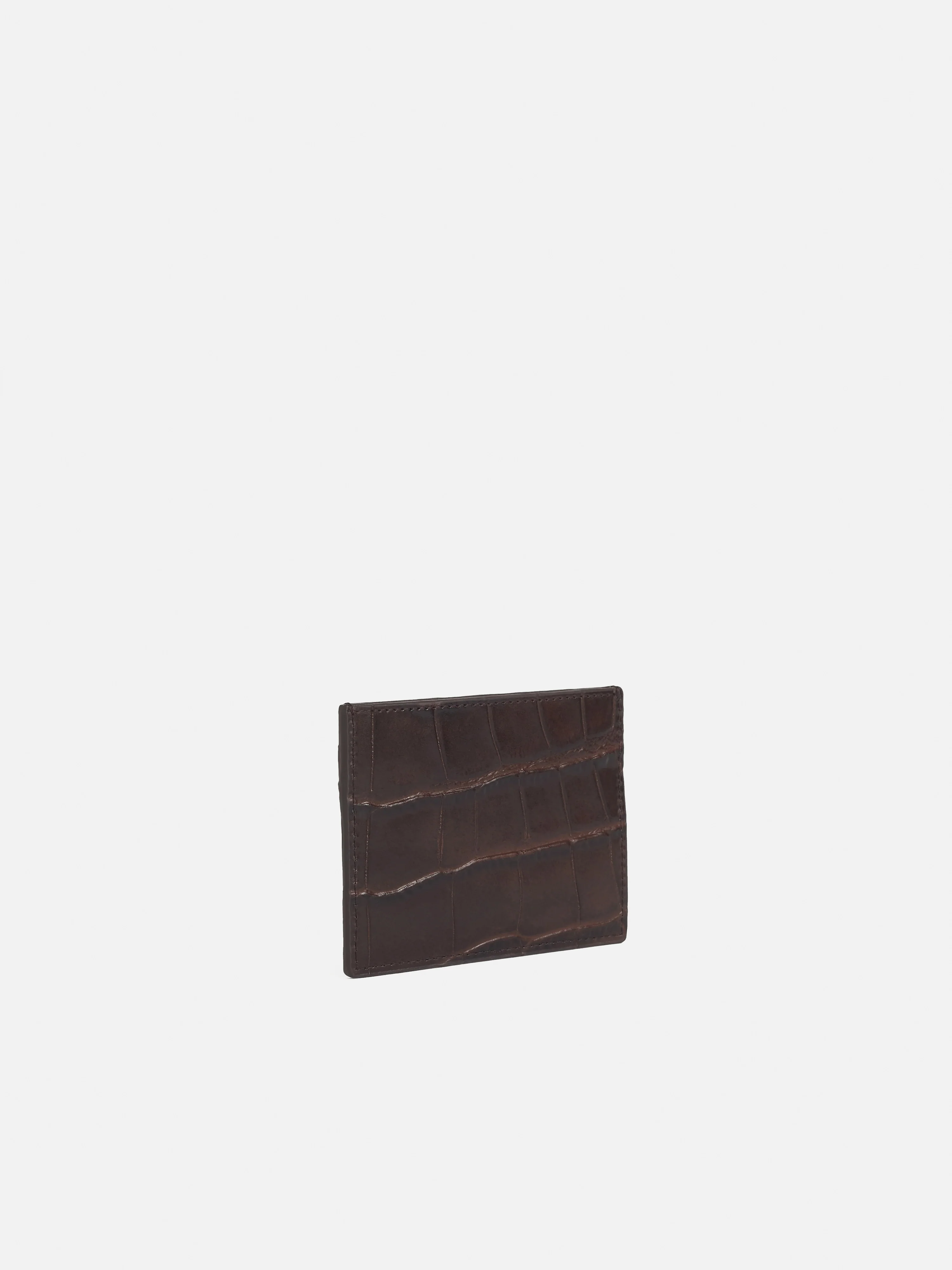 Leather Card Holder | Chocolate - Image 3