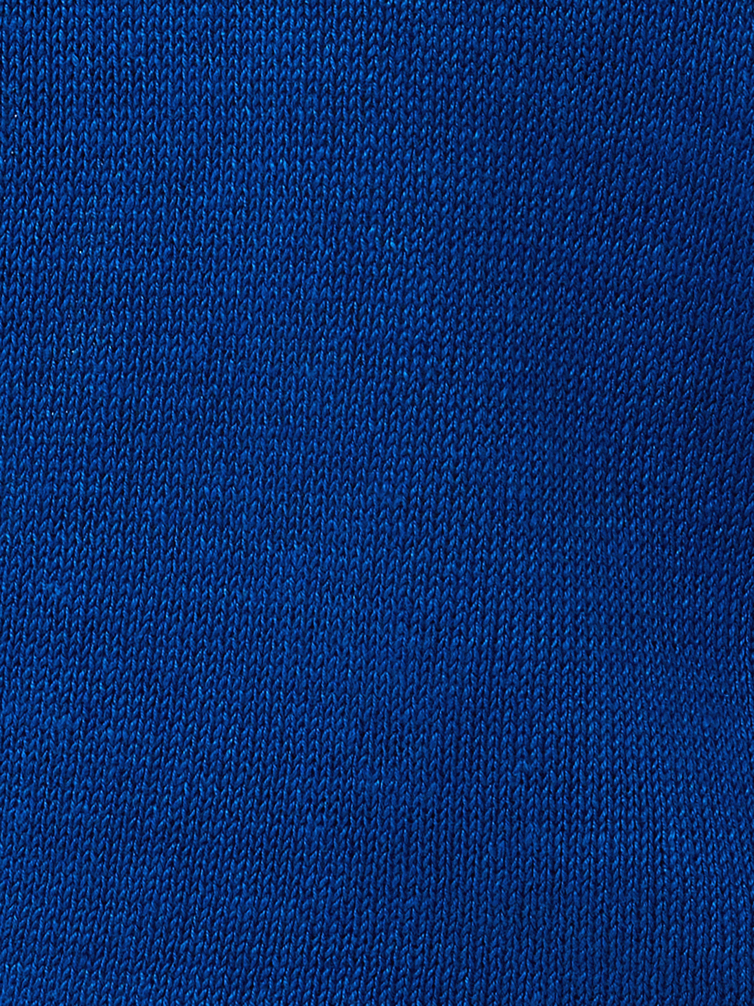 Linen Knitted Top | Blue - Image 6